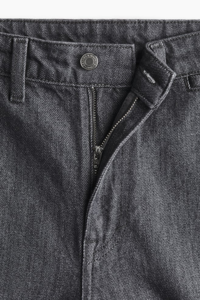 Straight High Jeans - Denim gray/White/Dark denim blue/Denim blue/Denim blue - 6