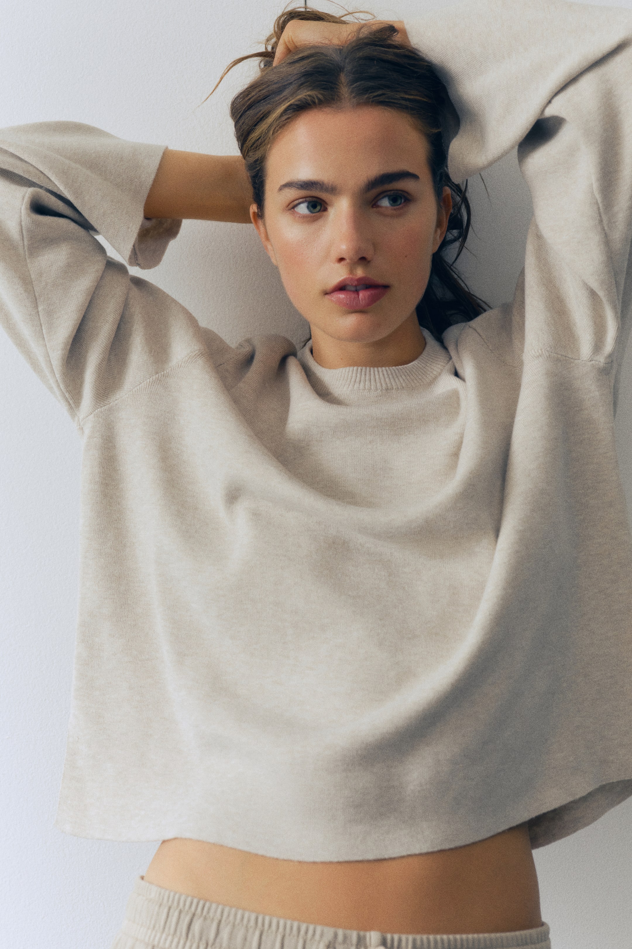 Chandail ample en fin tricot