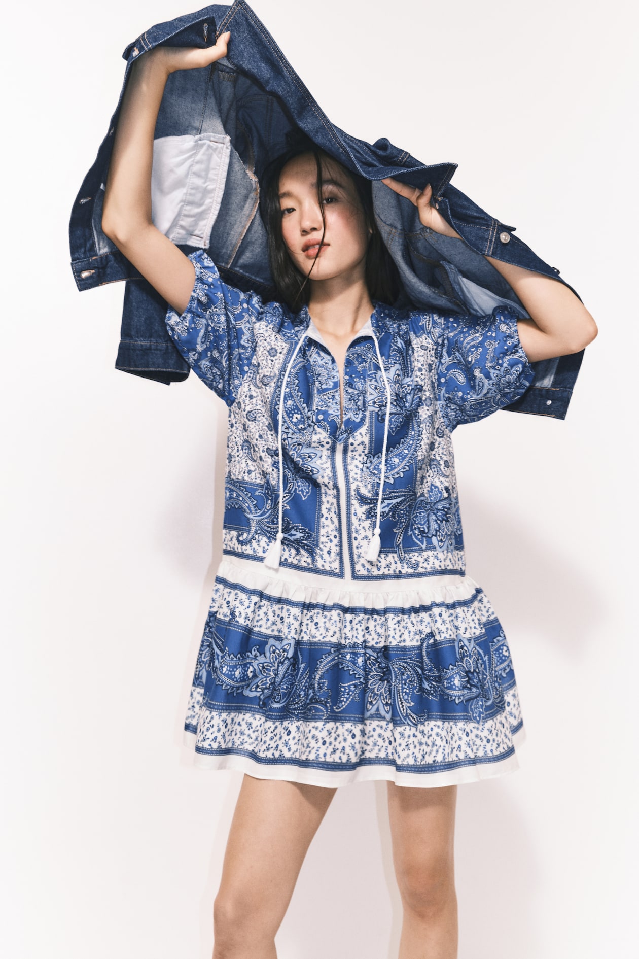 Flared-Hem Dress