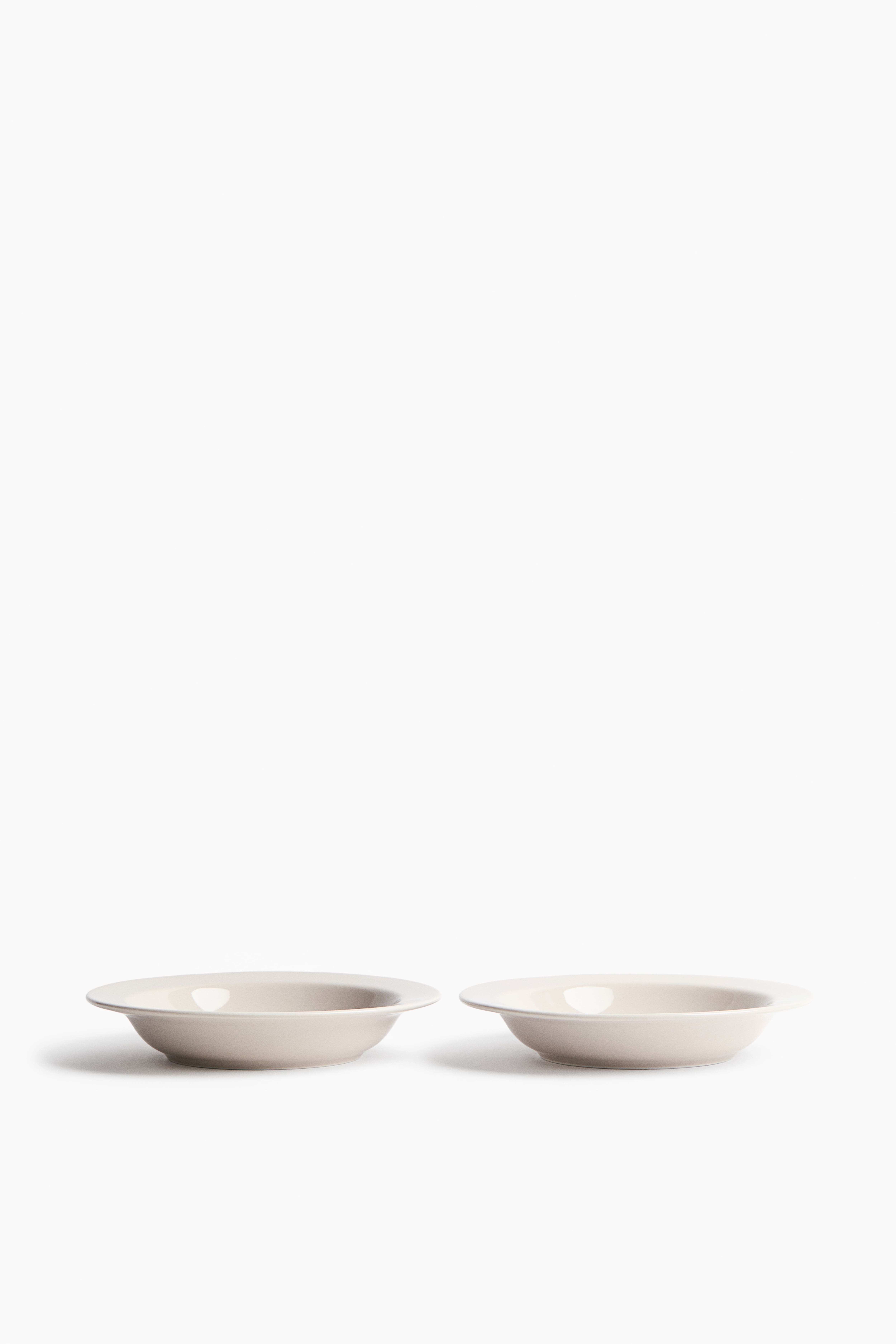 2-Pack Deep Porcelain Plates