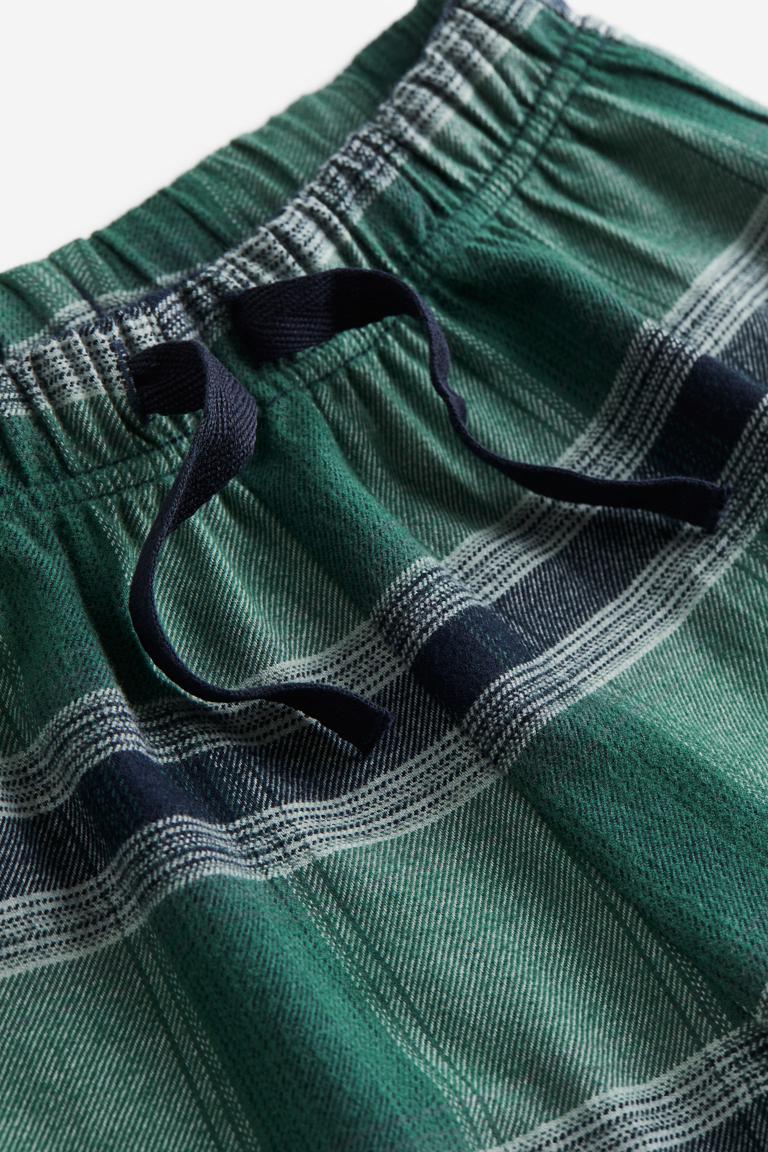 Cotton pyjama bottoms - Green/Checked/Dark blue/Red checked/Black/Checked/Blue/Checked - 2