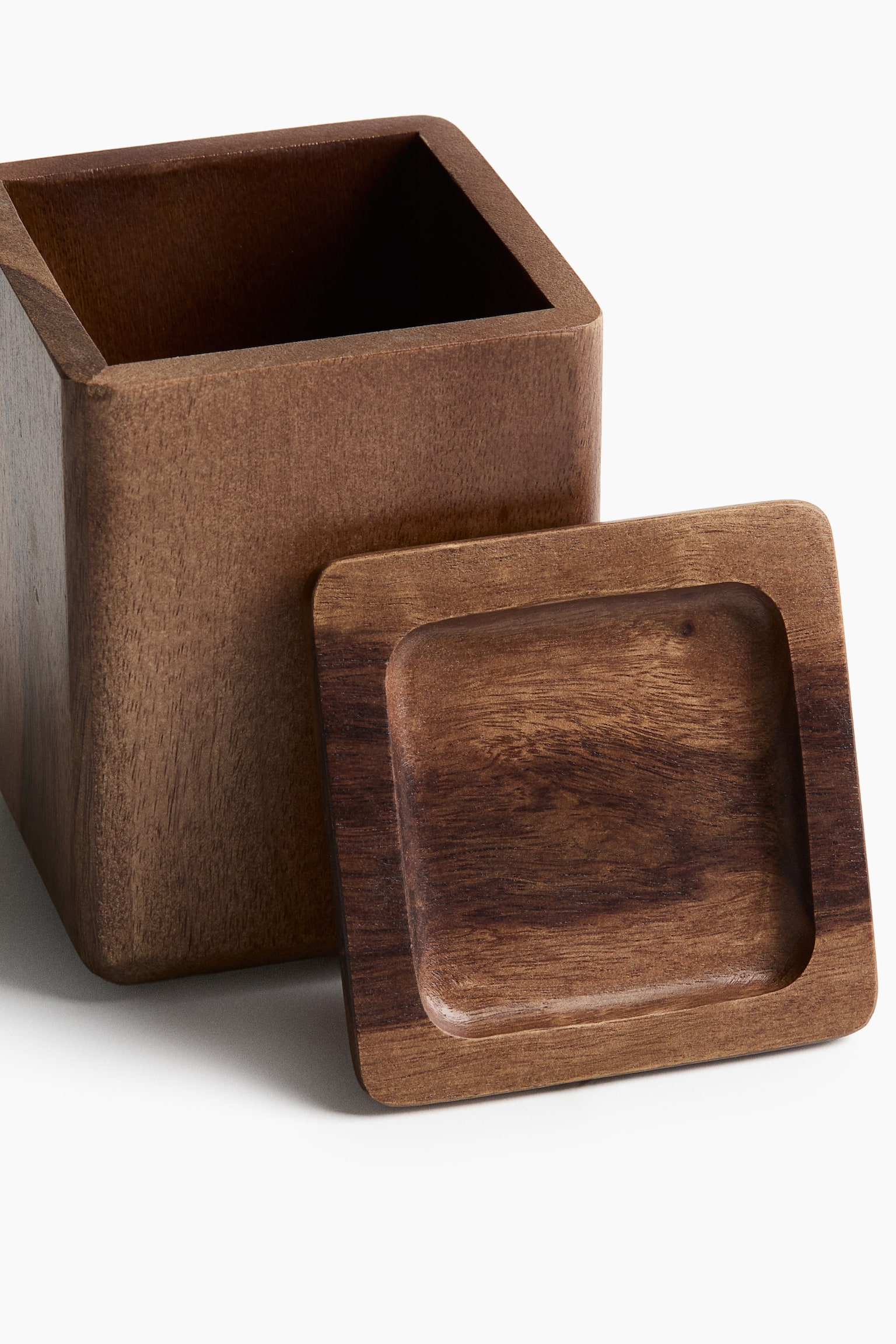 Tall wooden organiser box - 4