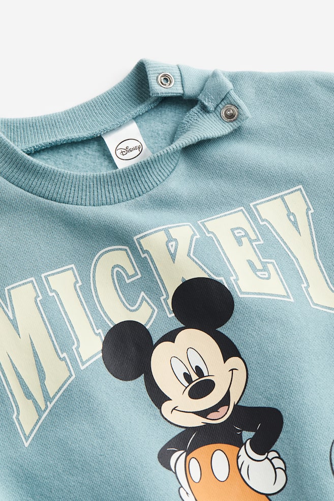 2-piece sweatshirt set - Turquoise/Mickey Mouse/Light beige/SmileyWorld®/Dark grey/Mickey Mouse/Light beige/Jurassic World/dc/dc/dc/dc - 3