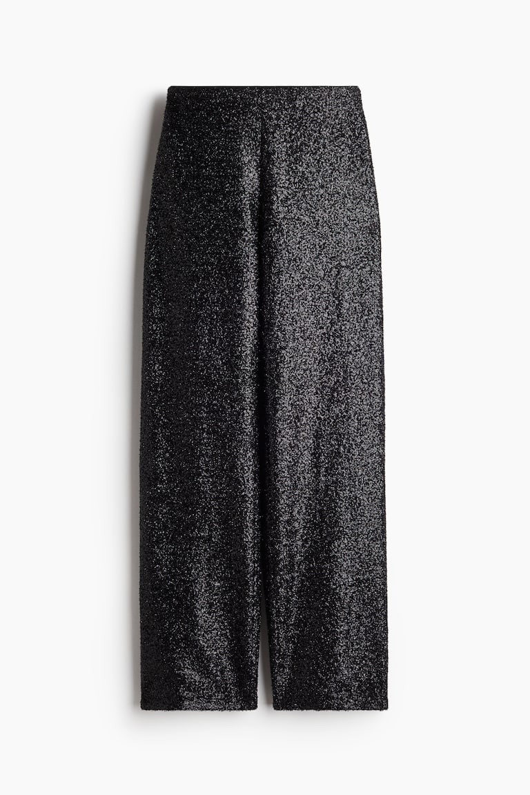Ravne pantalone sa šljokicama