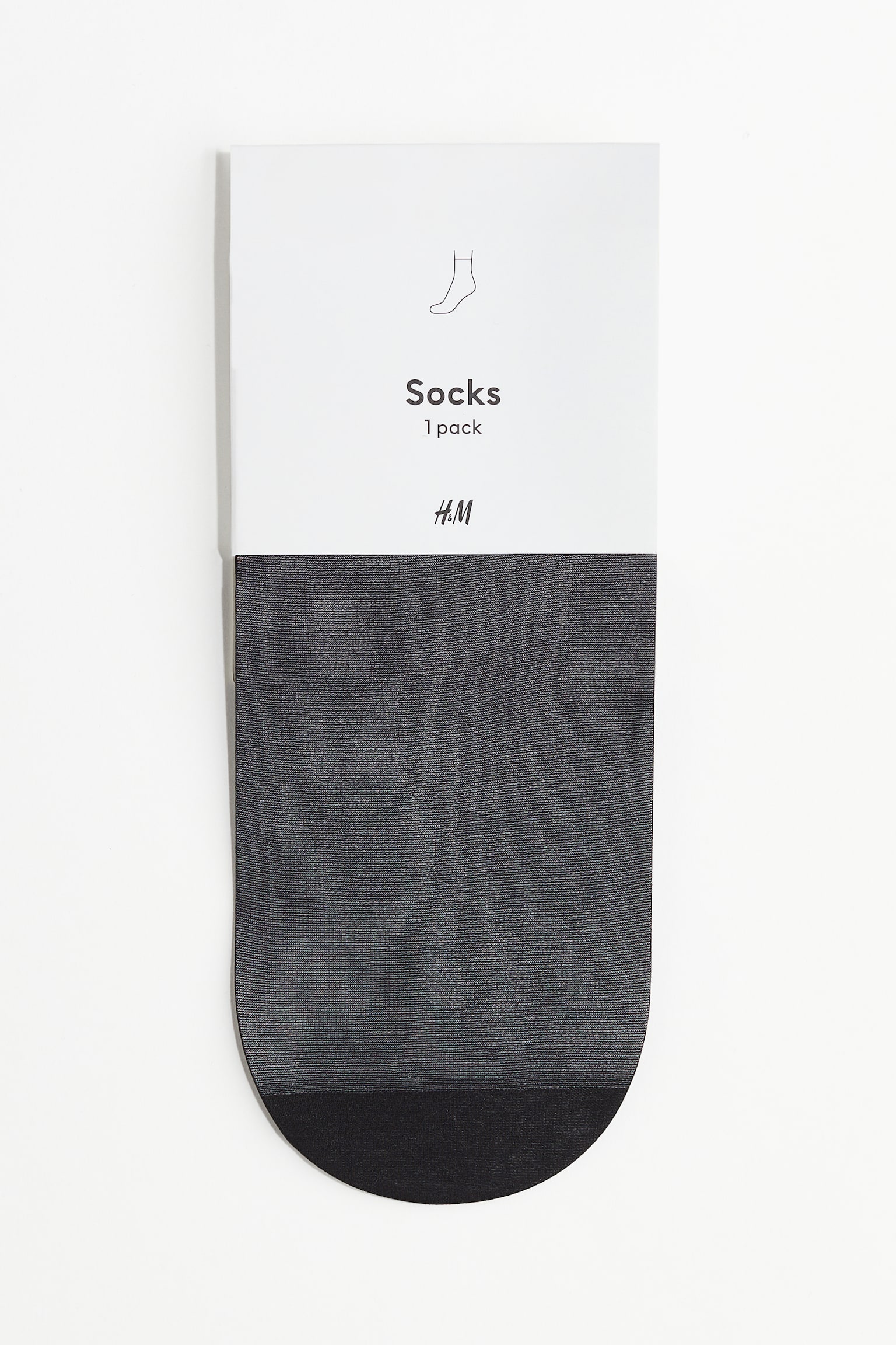 Sheer socks - Black/White/Light grey - 2