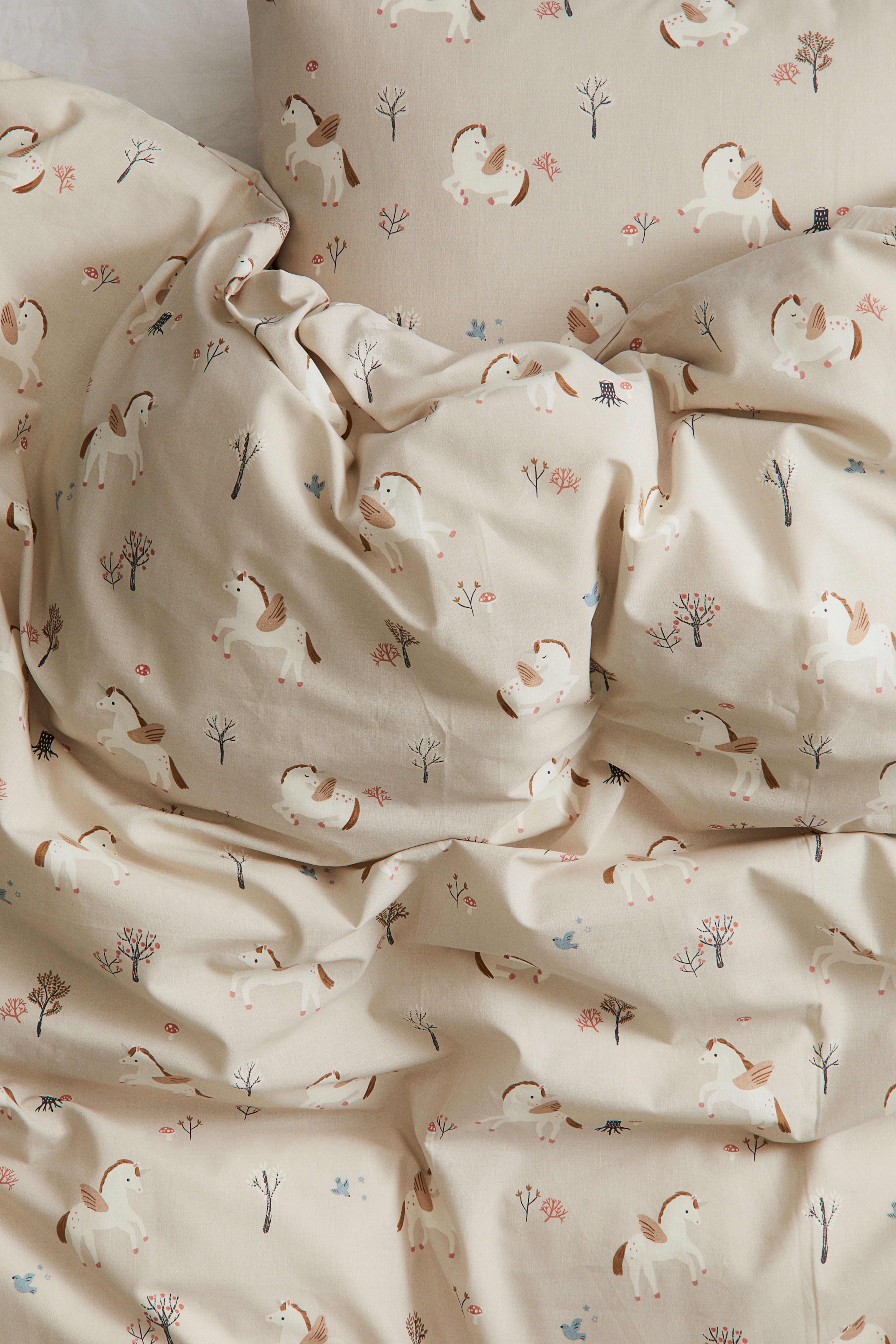 Patterned Cotton Duvet Cover Set
