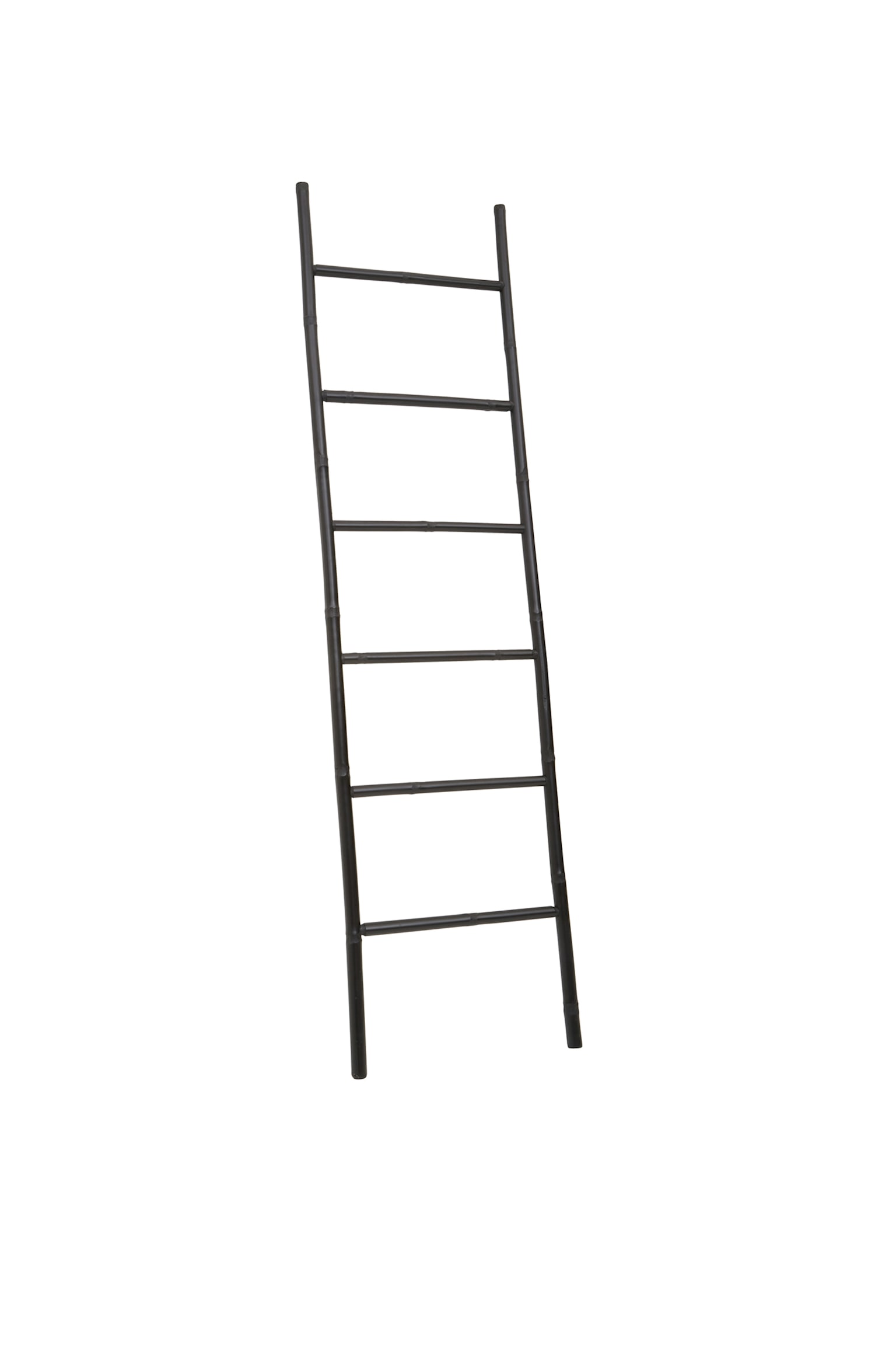 Arles Bamboo 6 Tier Ladder - Black - 3