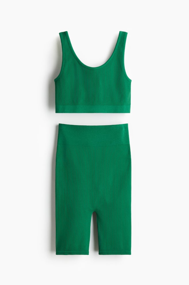 MAMA Before & After 2-piece Seamless Set - Green - 1