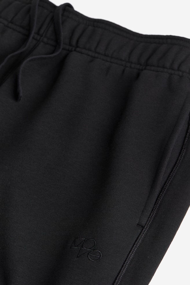 Pantalon jogger de sport avec jambes effilées - Noir/Gris clair chiné/Bleu foncé - 6