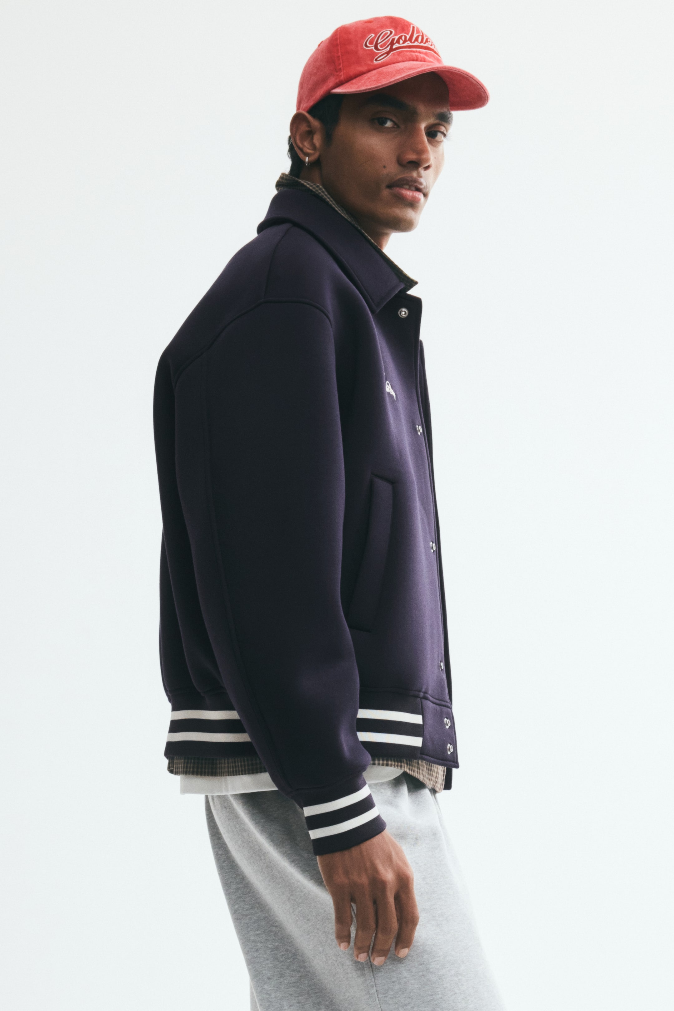 Мужские куртки H&M Scuba Baseball Jacket — фото 5