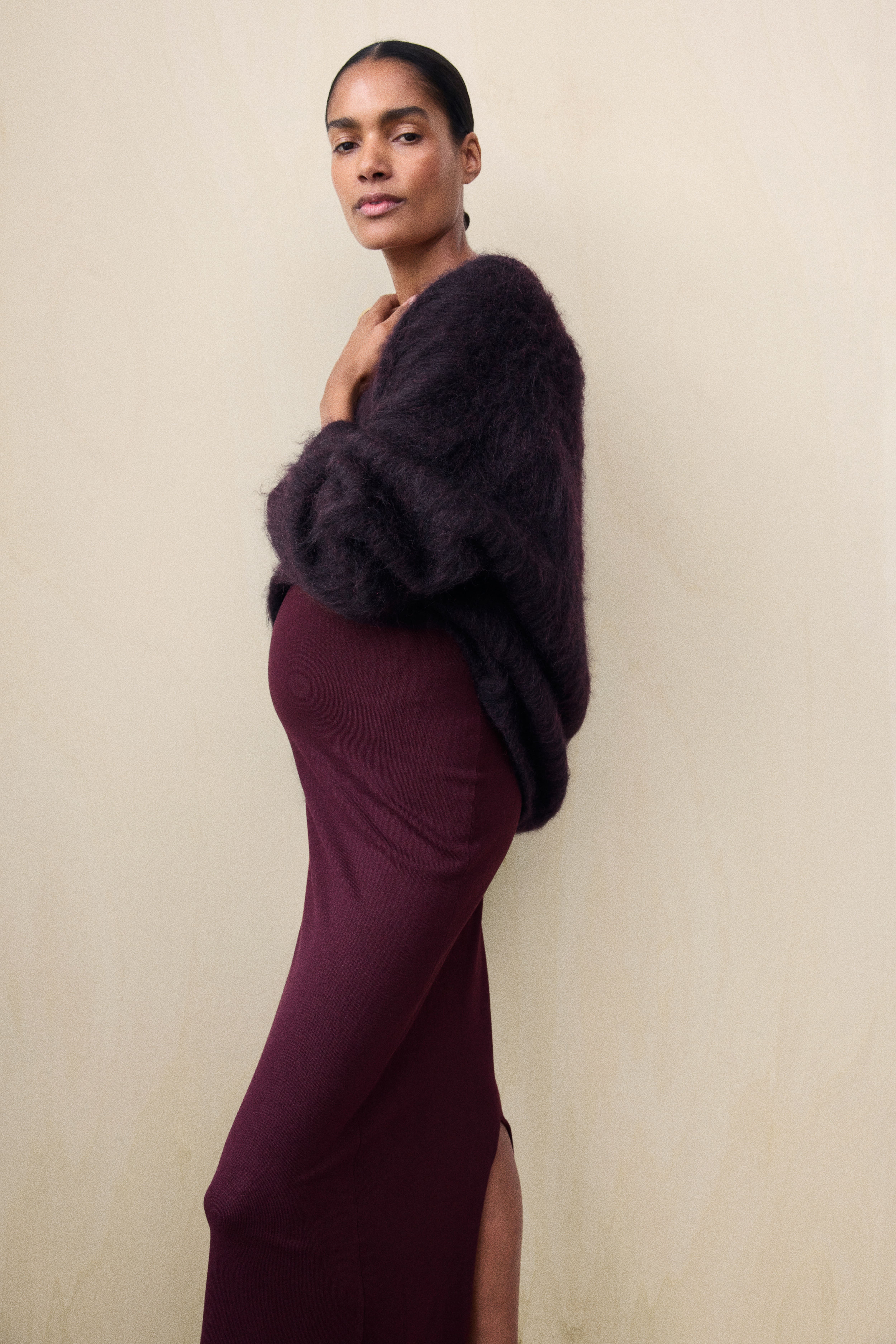 MAMA Fine-Knit Skirt