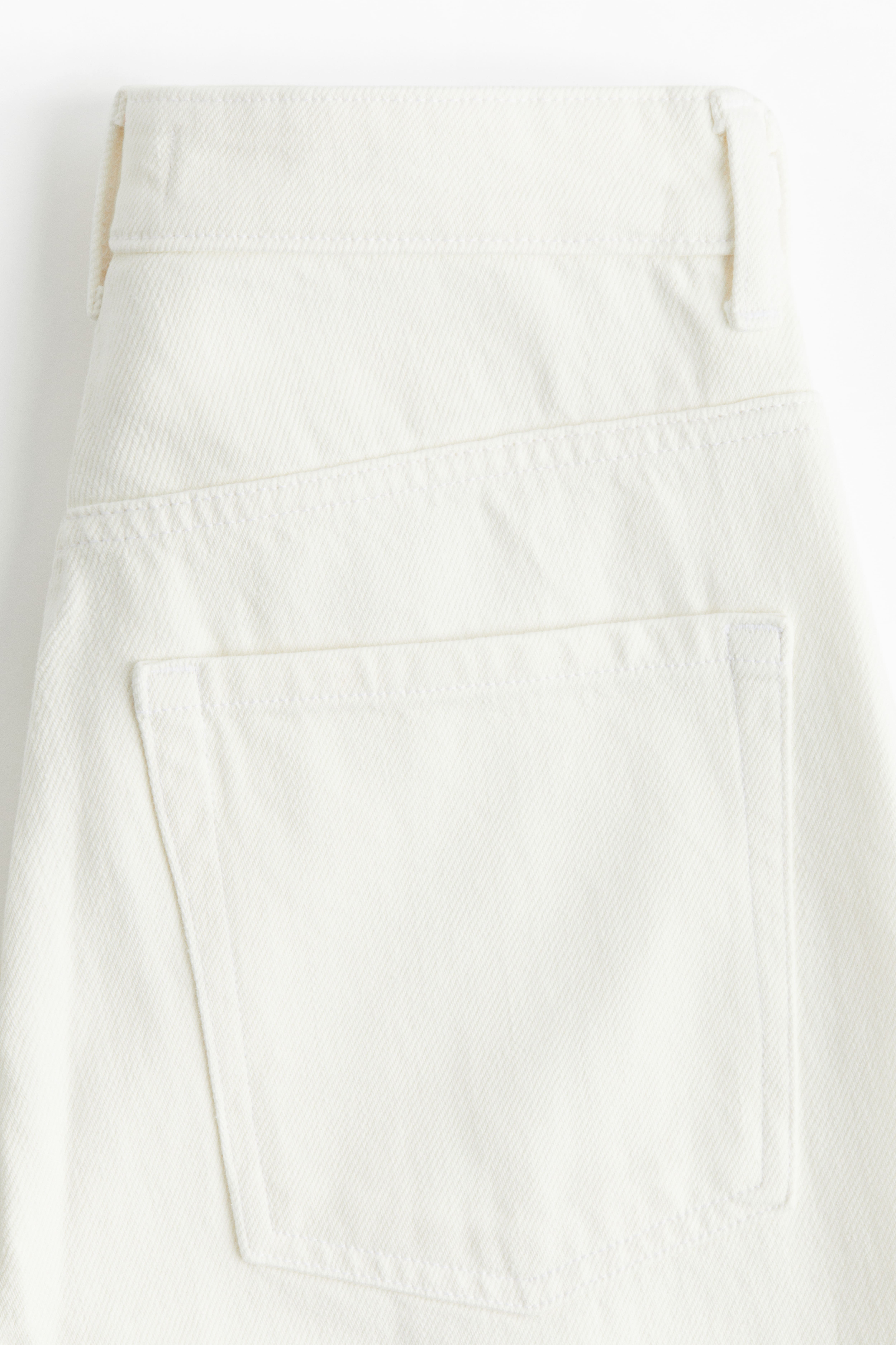 Jean droit taille haute