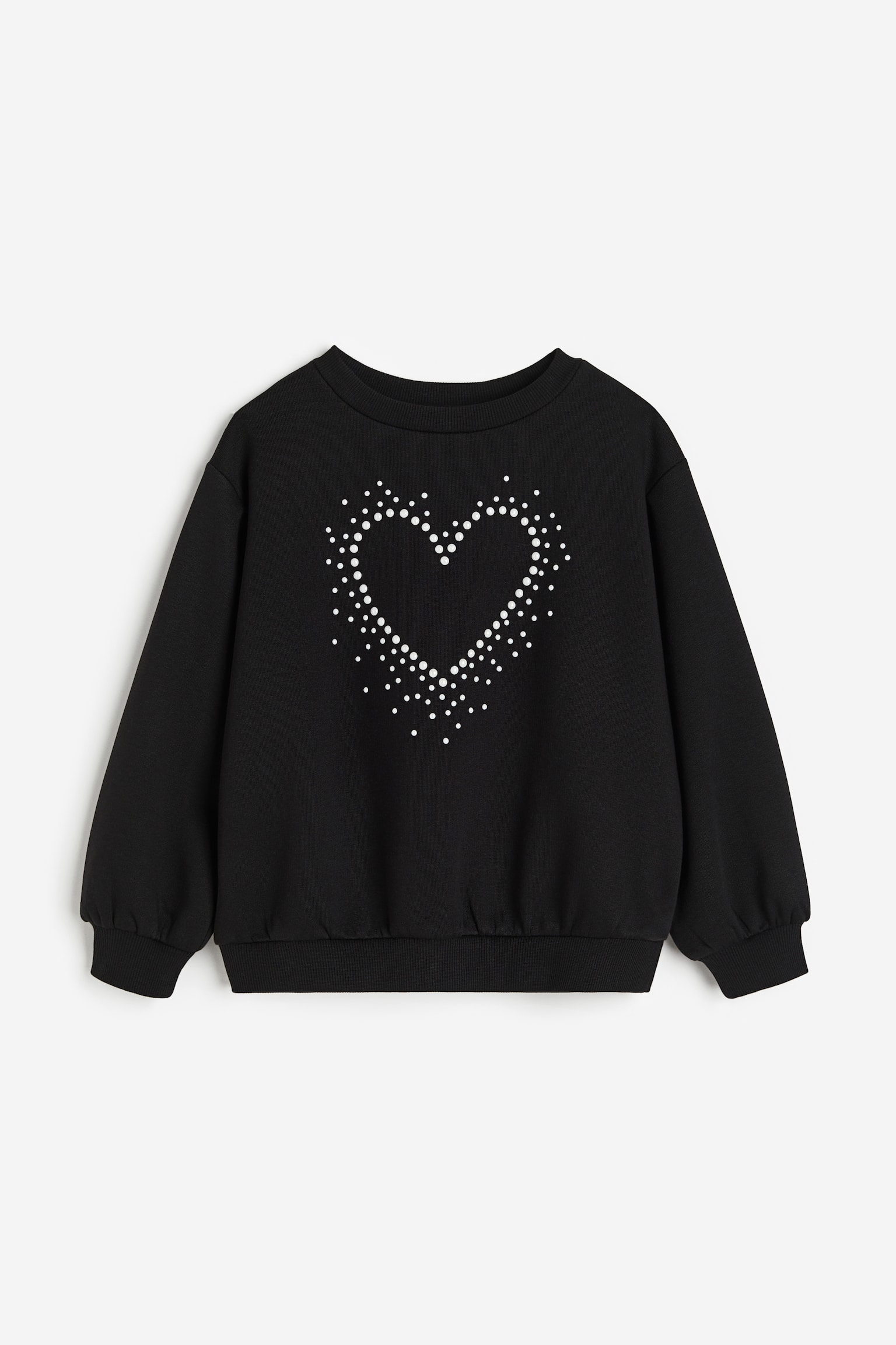 Design Detail Sweater - Black/Heart/Dusty pink/Unicorn/Mint green/Rainbow/Dark beige/Heart - 1