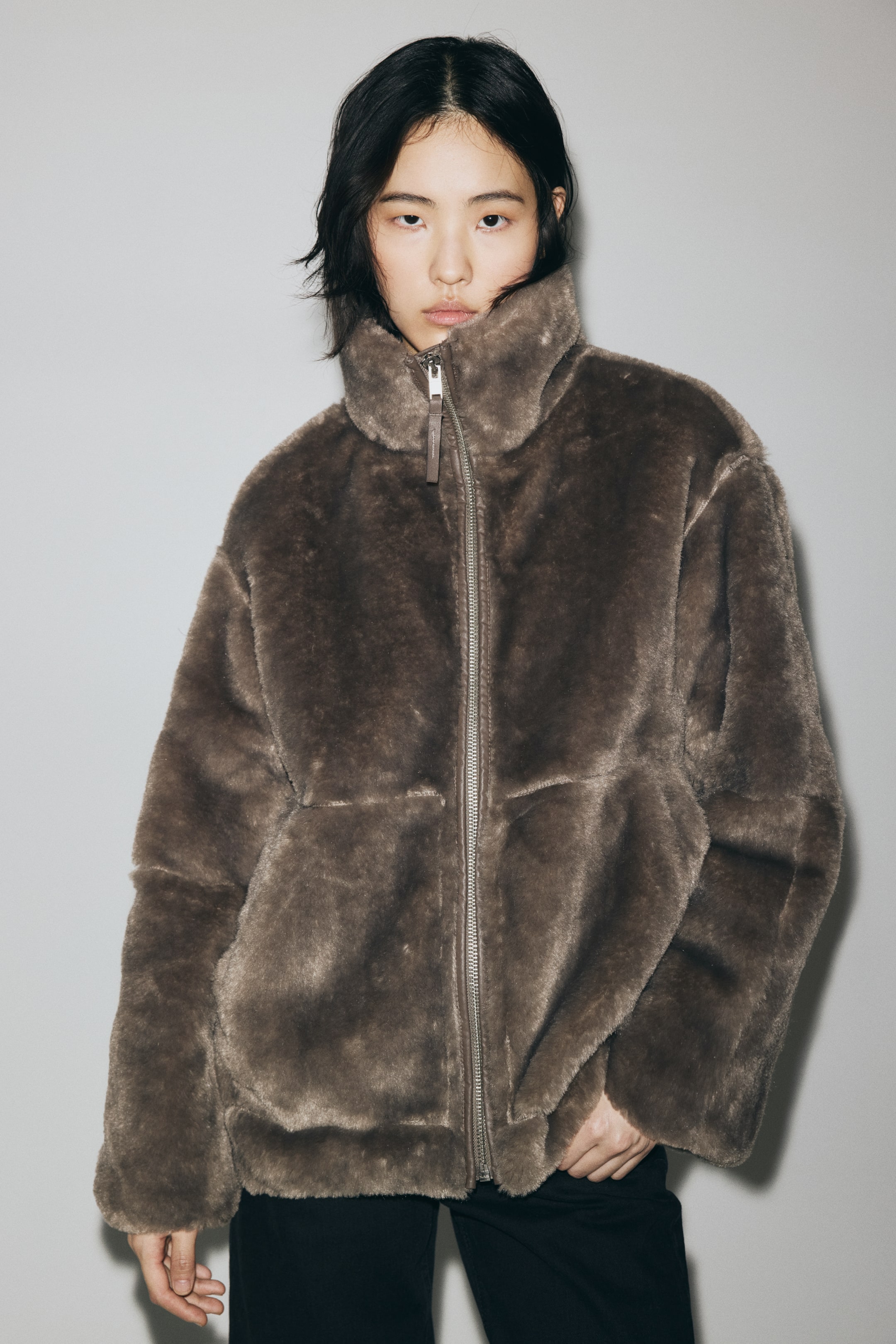 Visualizza immagine più grande: Giacca oversize - Beige scuro | H&M IT 1