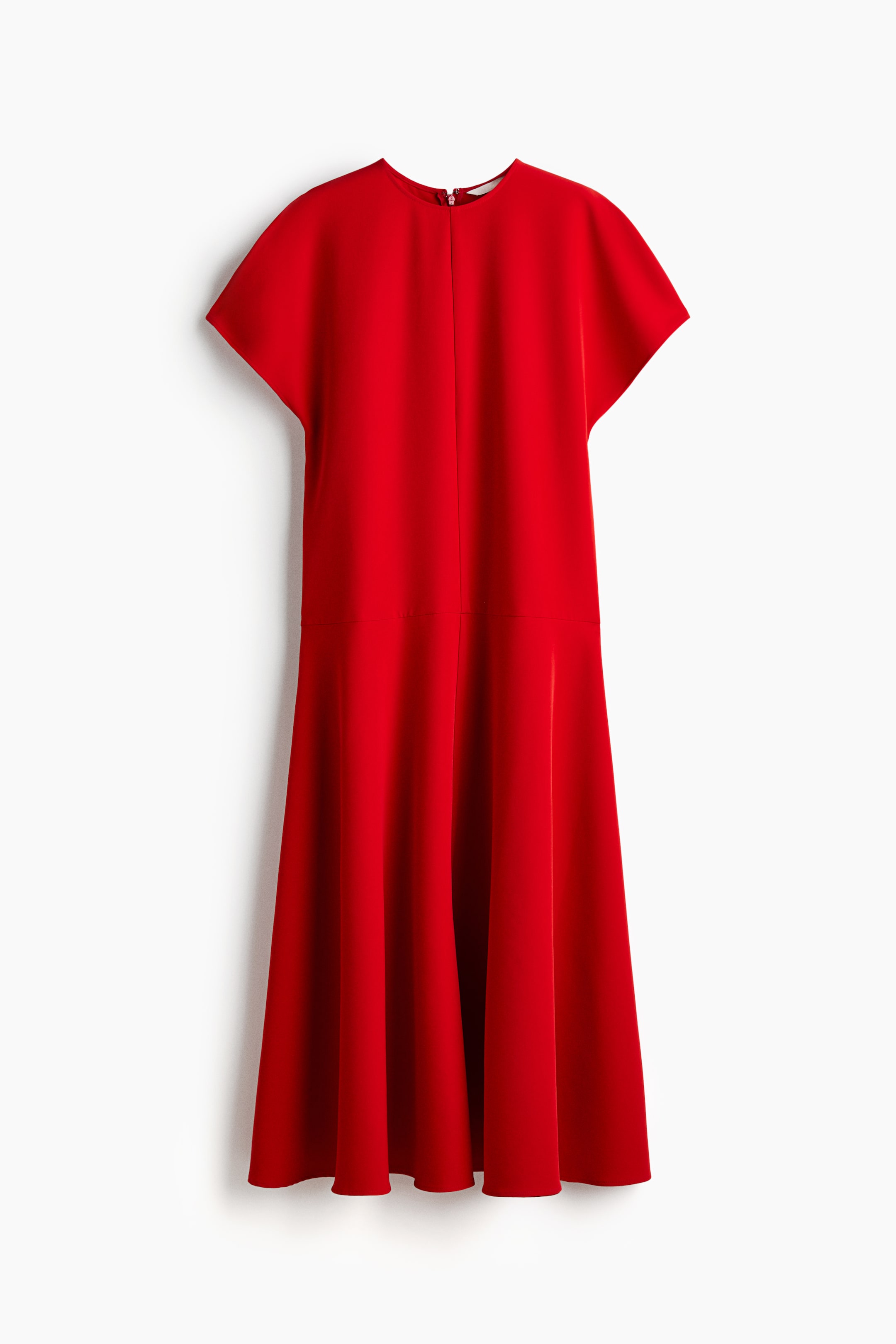 View larger image: Midi Dress - Bright red - Ladies | H&M US 4