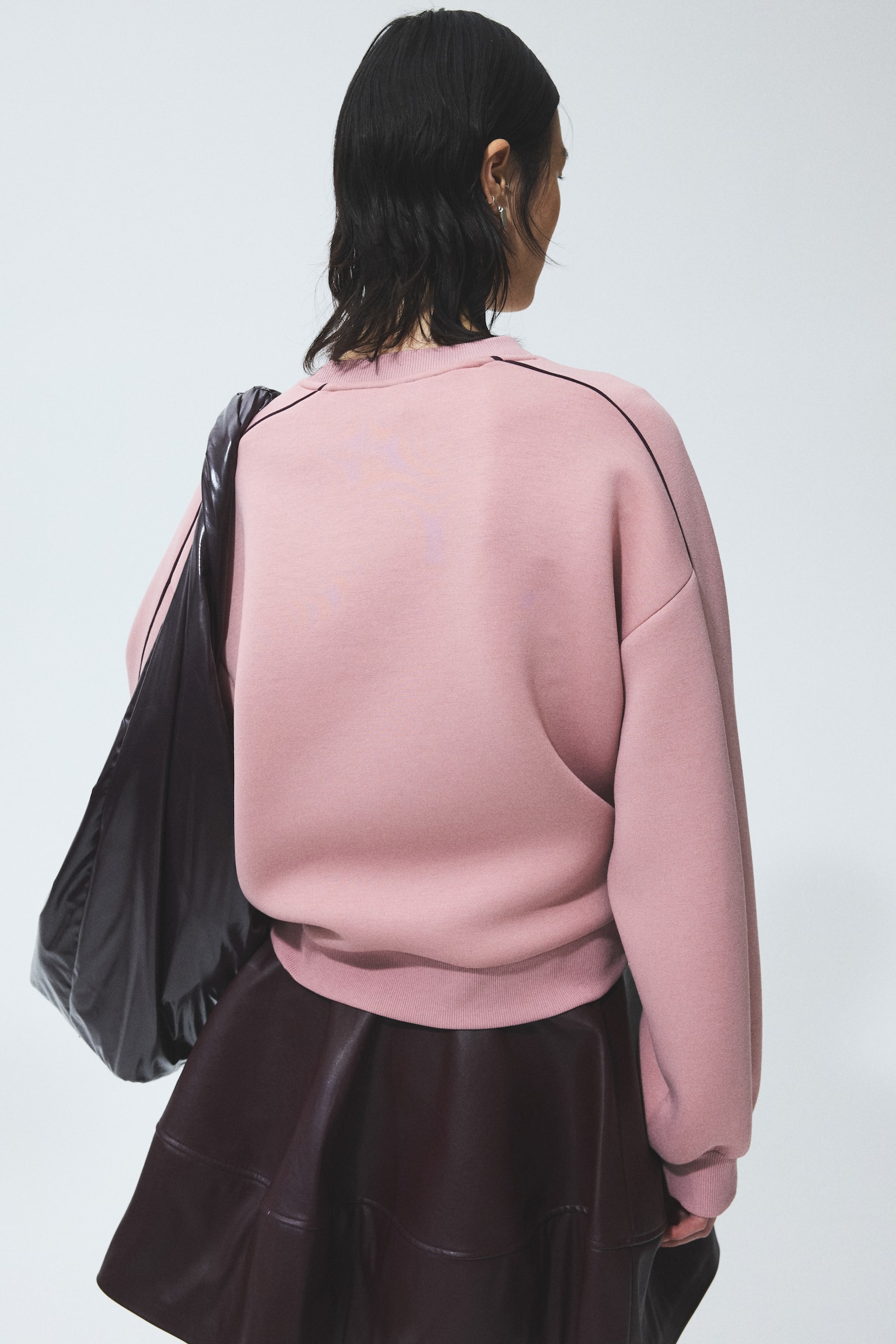 Scuba sweatshirt - Light pink - 5