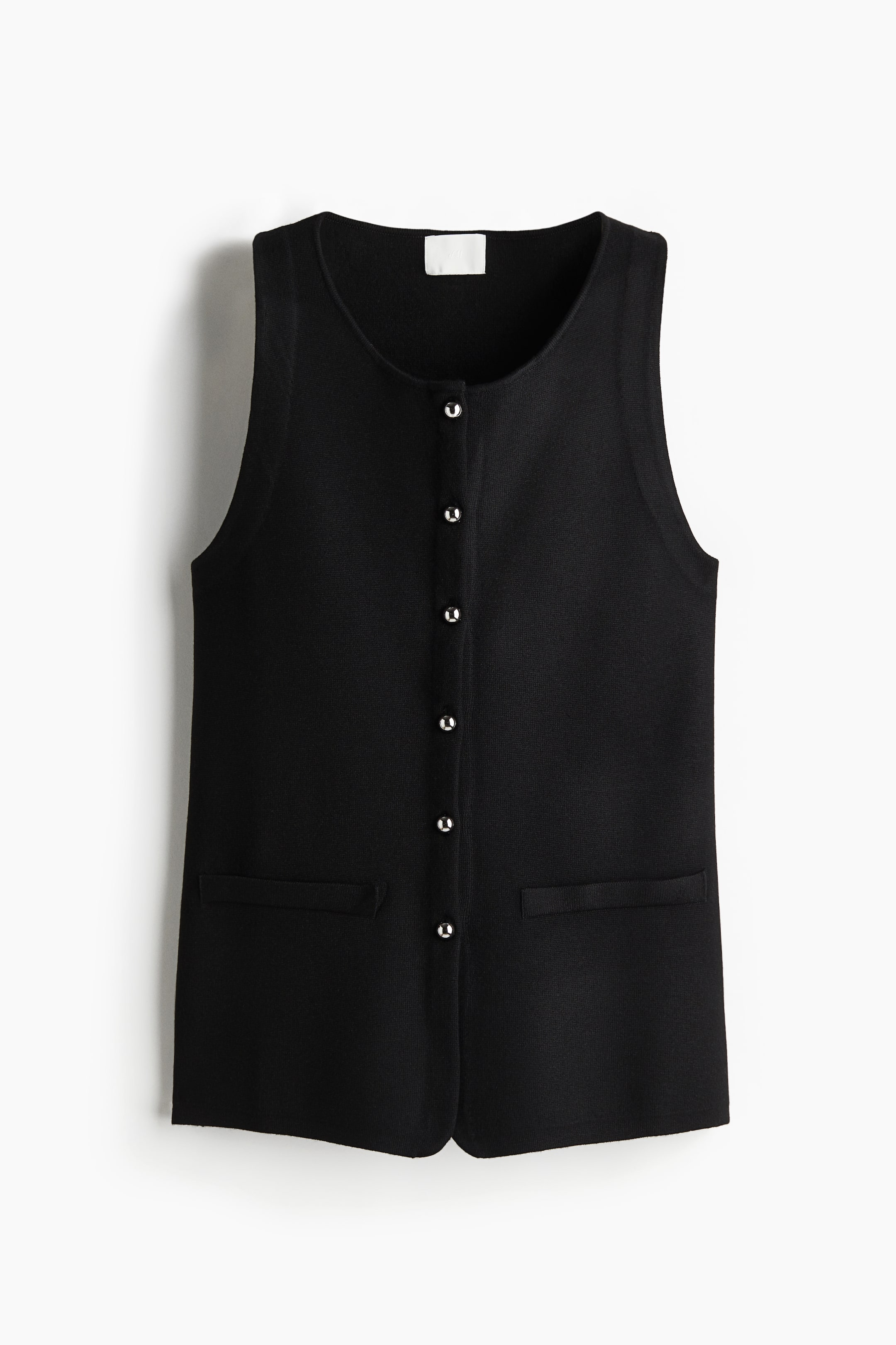 Button-Front Tank Top