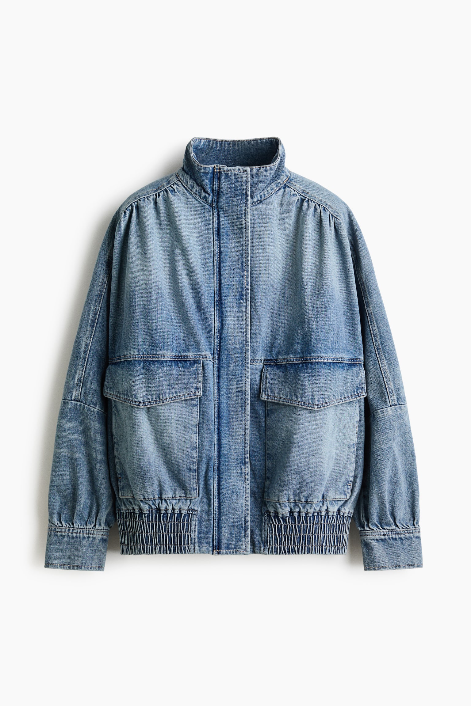 Oversized denim jacket - Denim blue - 2