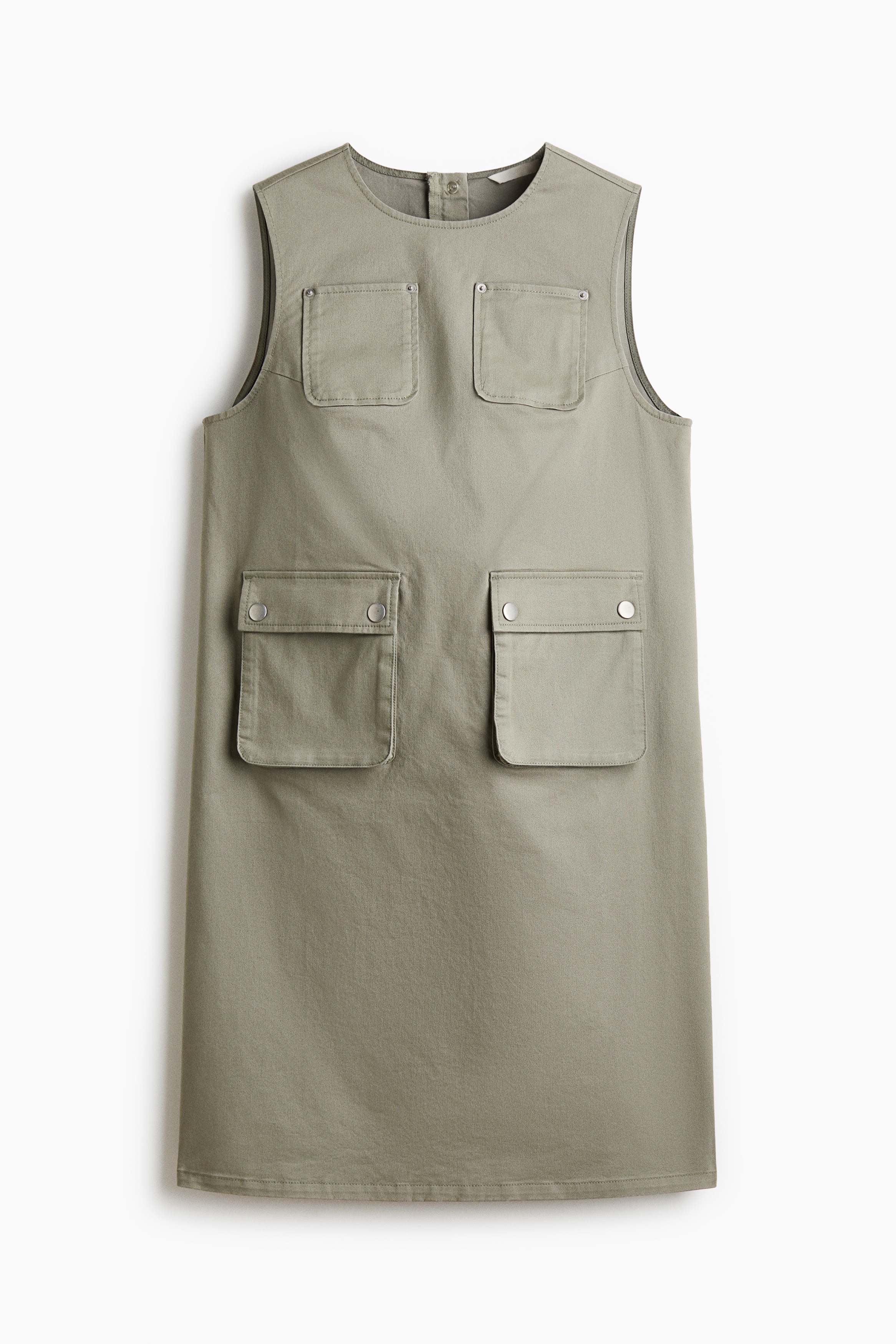 カーゴワンピース - ライトカーキグリーン