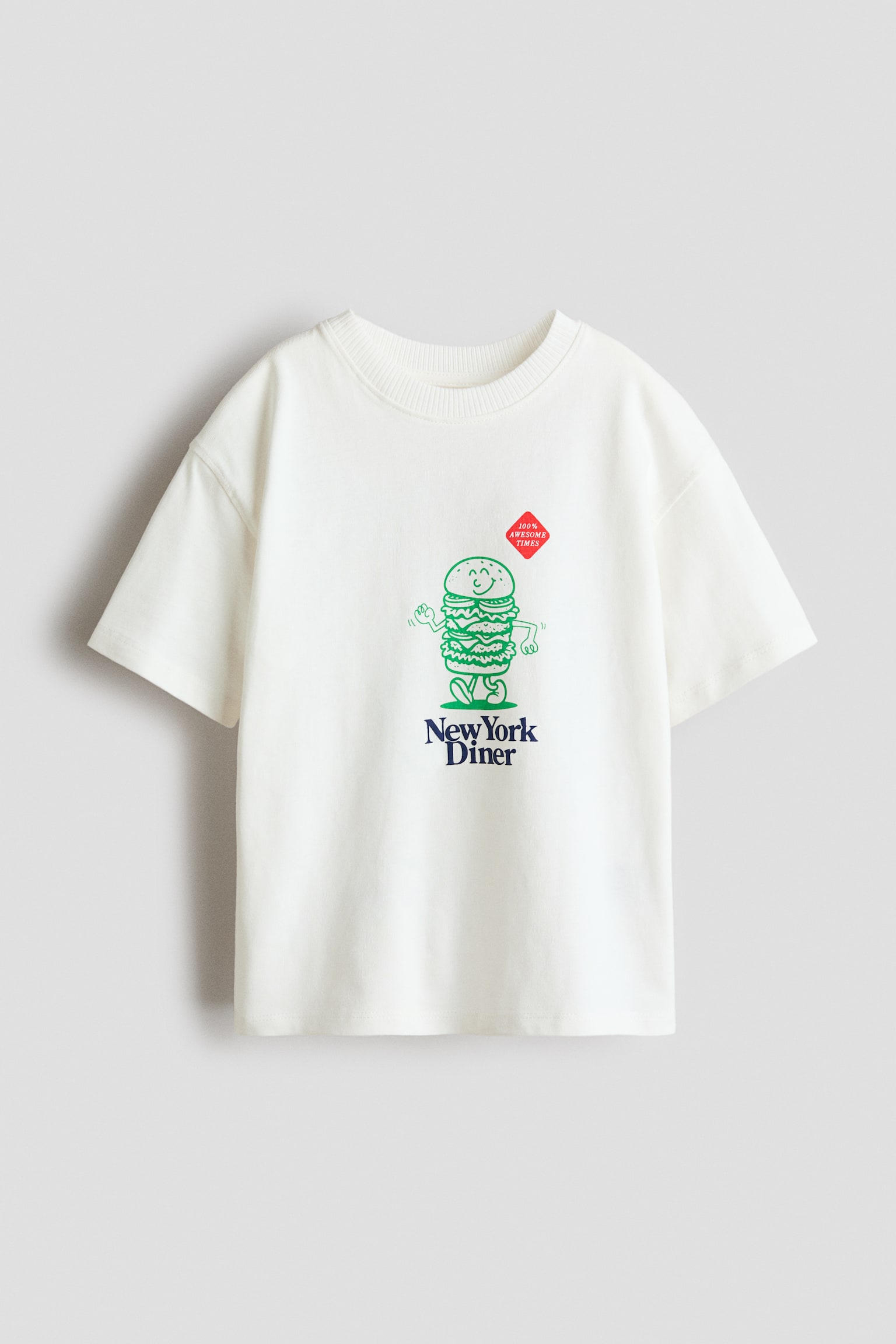 Printed T-shirt - White/New York Diner/White/Fast Crew/Dusty turquoise/Energy/Black/NASA/White/Boston Garage Club/Navy blue/Sports/Navy blue/Bear - 2