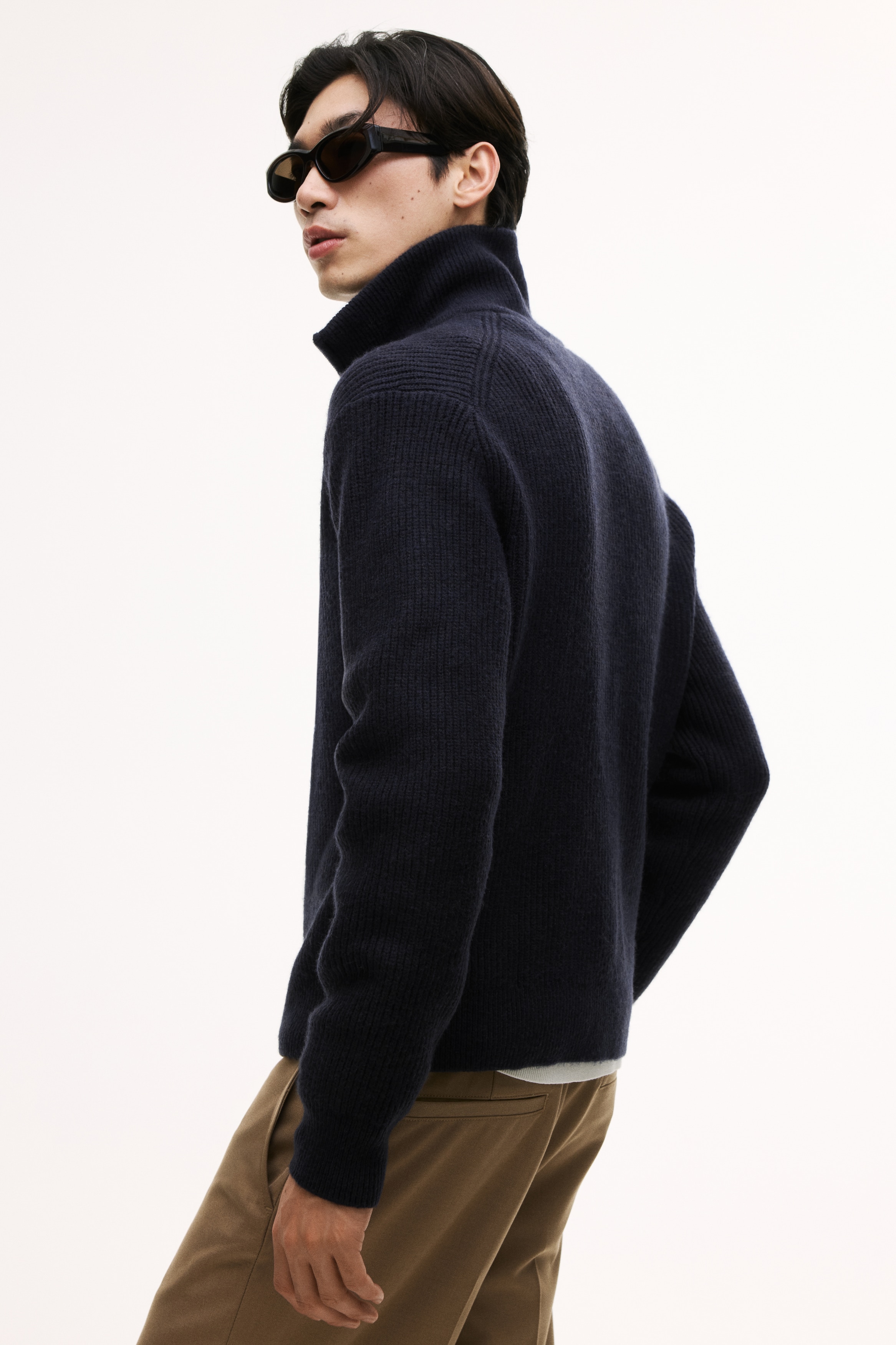 Regular Fit Zip cardigan