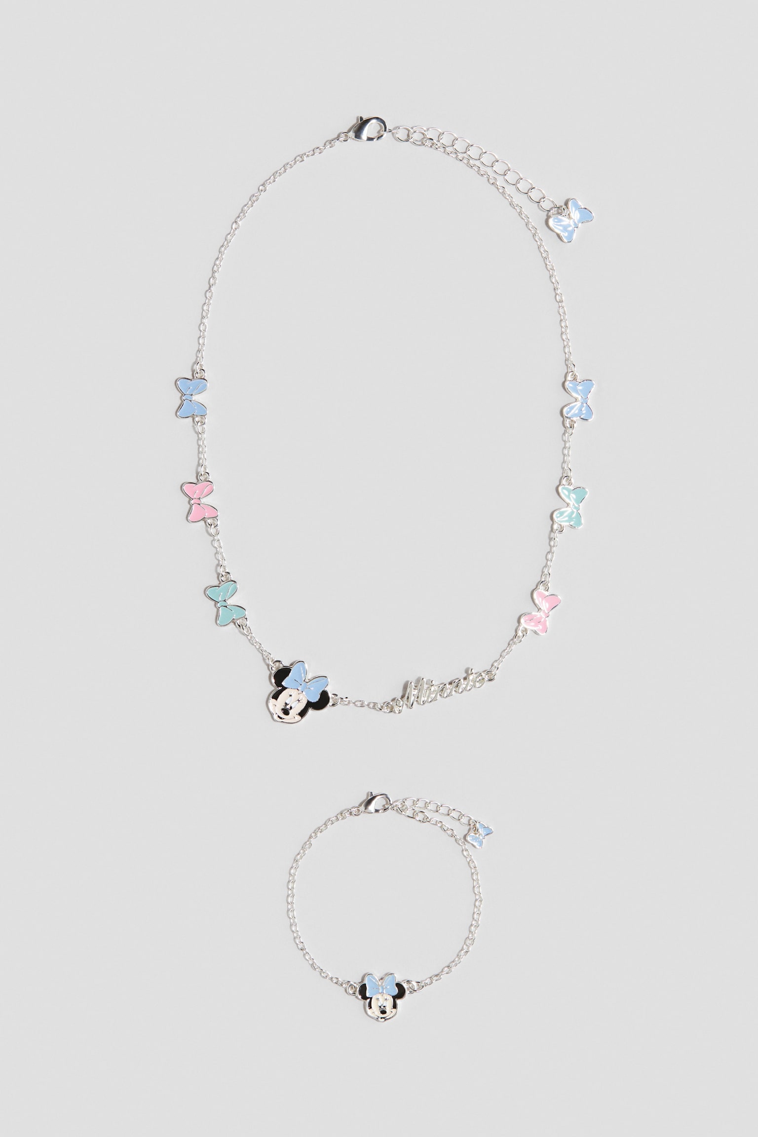 Kétrészes ékszerszett - Ezüstszínű/Minnie egér - 3