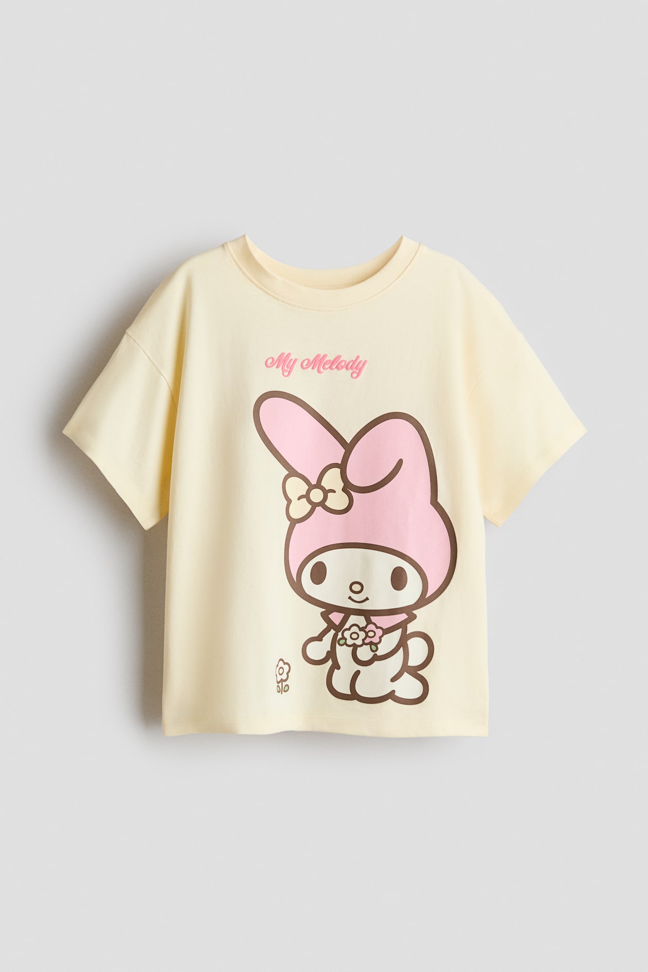 Light yellow/My Melody Printed Cotton T-Shirt for kids | H&M CA
