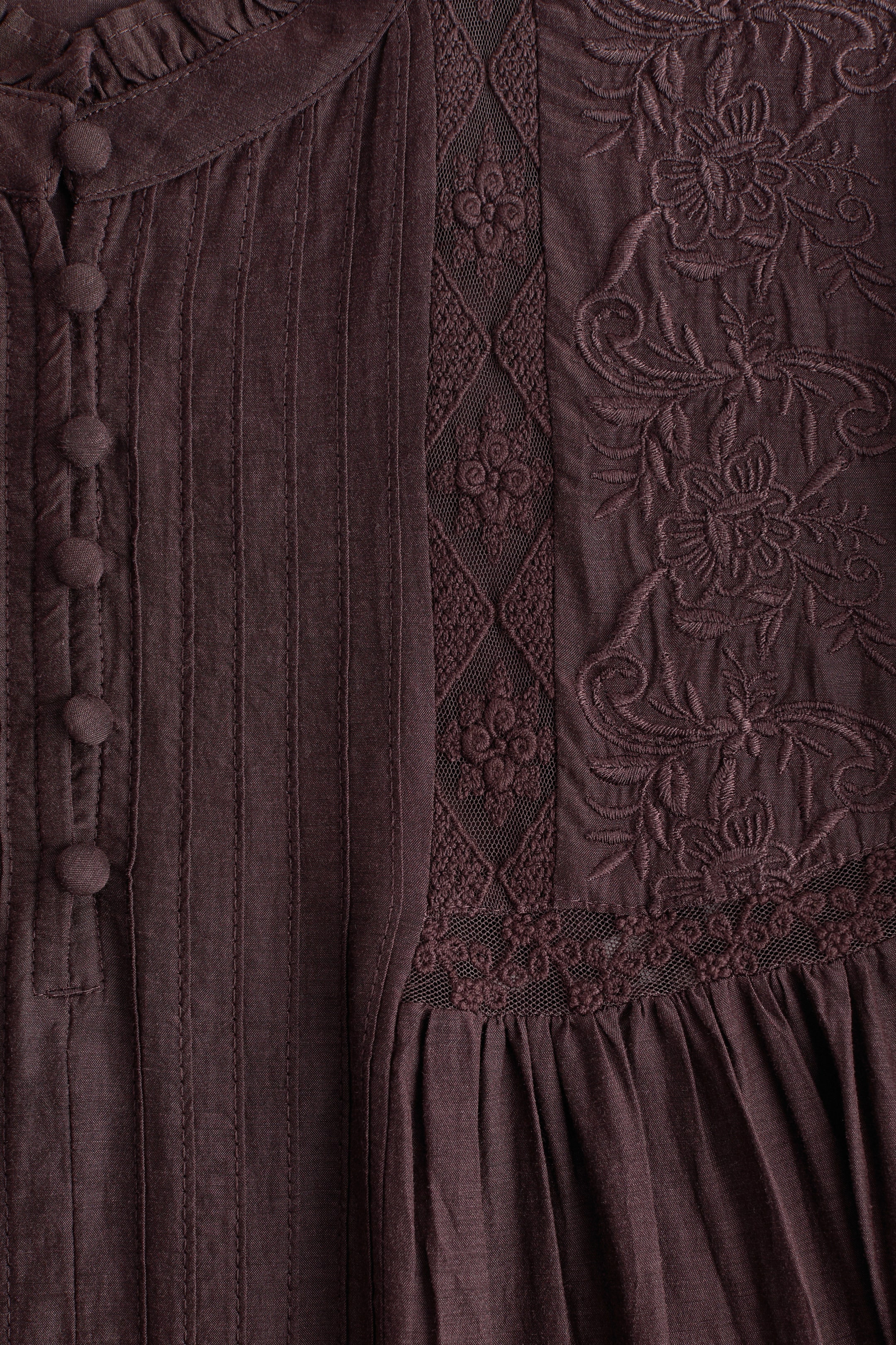 Lace-Trimmed Tunic Dress
