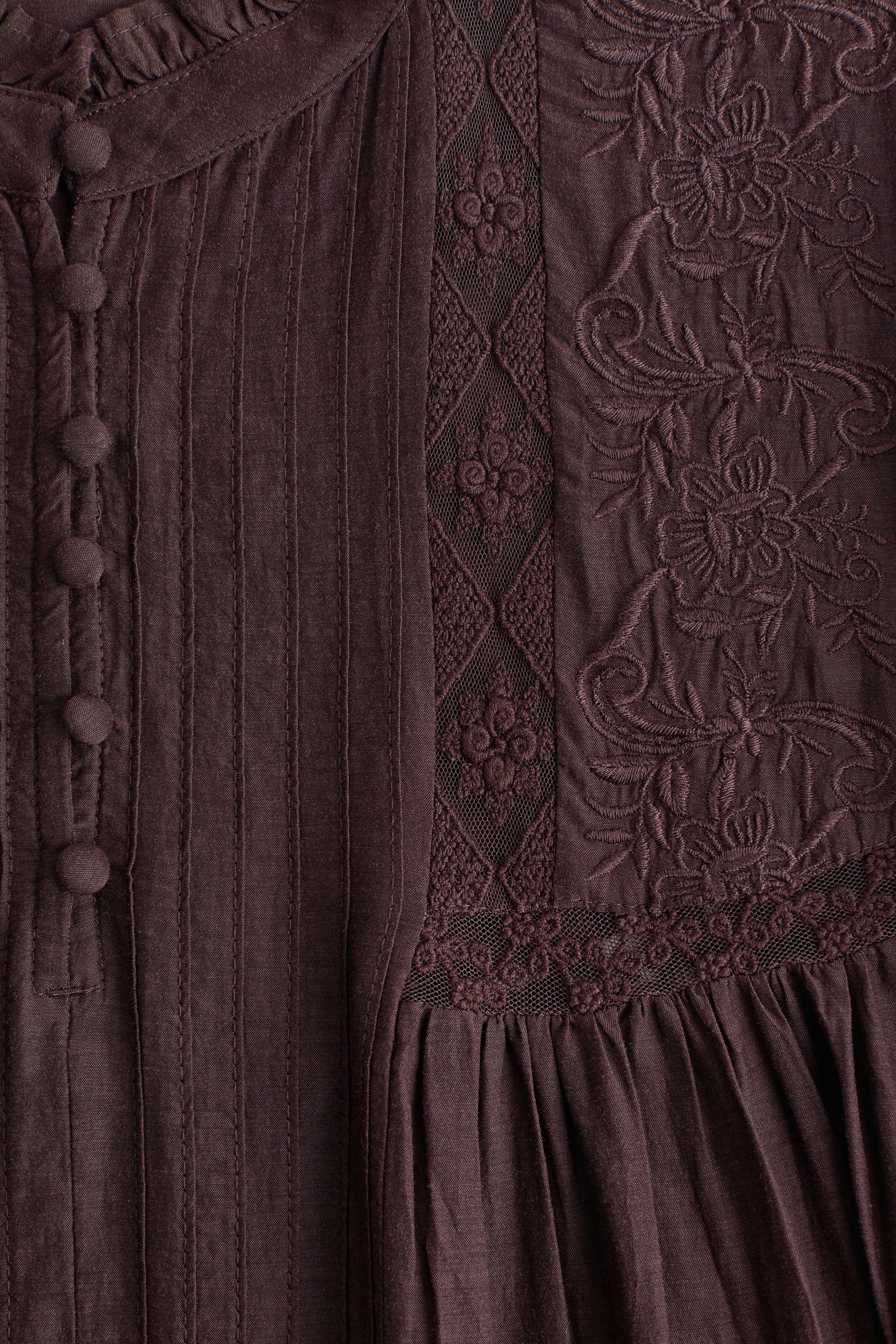 Lace-Trimmed Tunic Dress