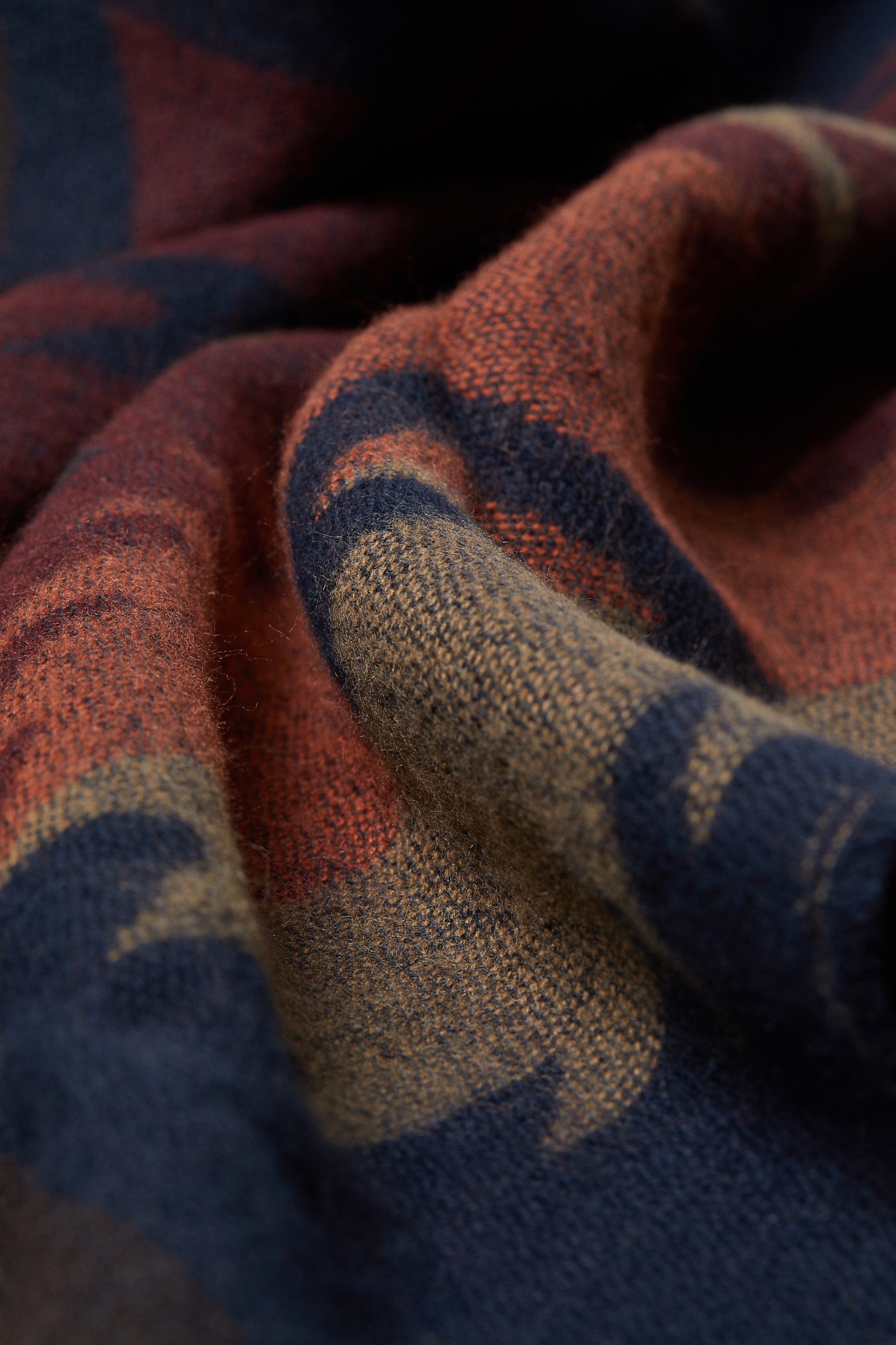 Nagyobb kép megtekintése: Mintás sál - Sötétkék/mintás - FÉRFI | H&M HU 3