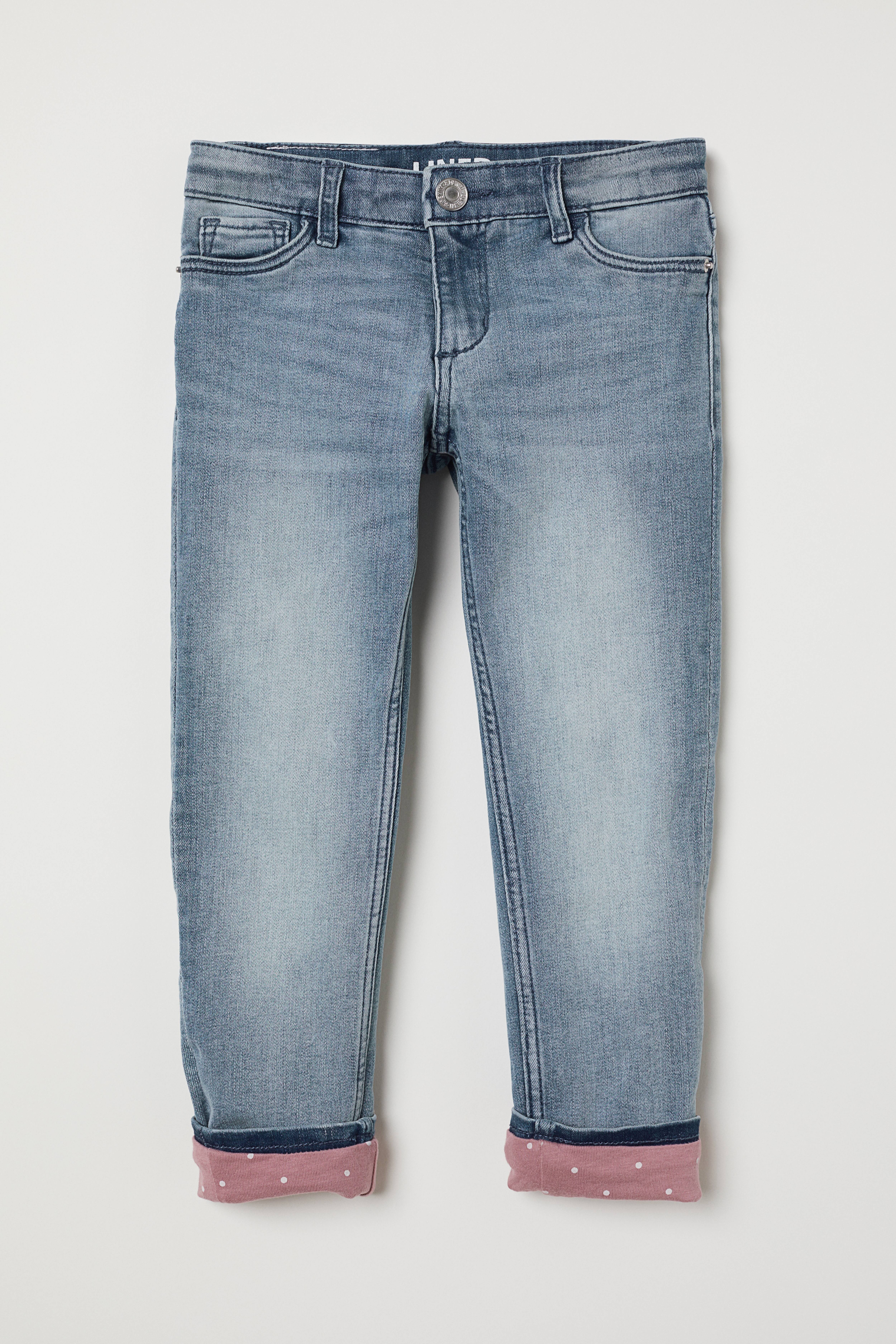 H&m lined jeans hotsell