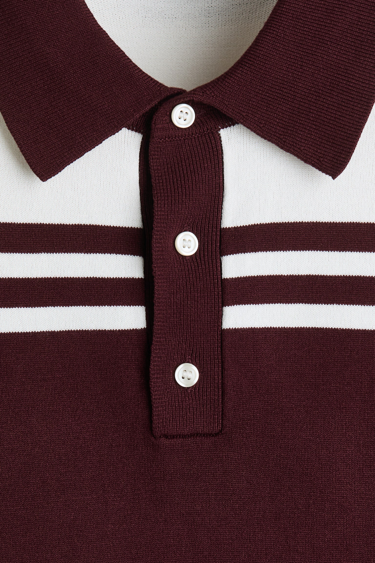 Regular Fit Polo shirt - Burgundy/Dark blue - 4