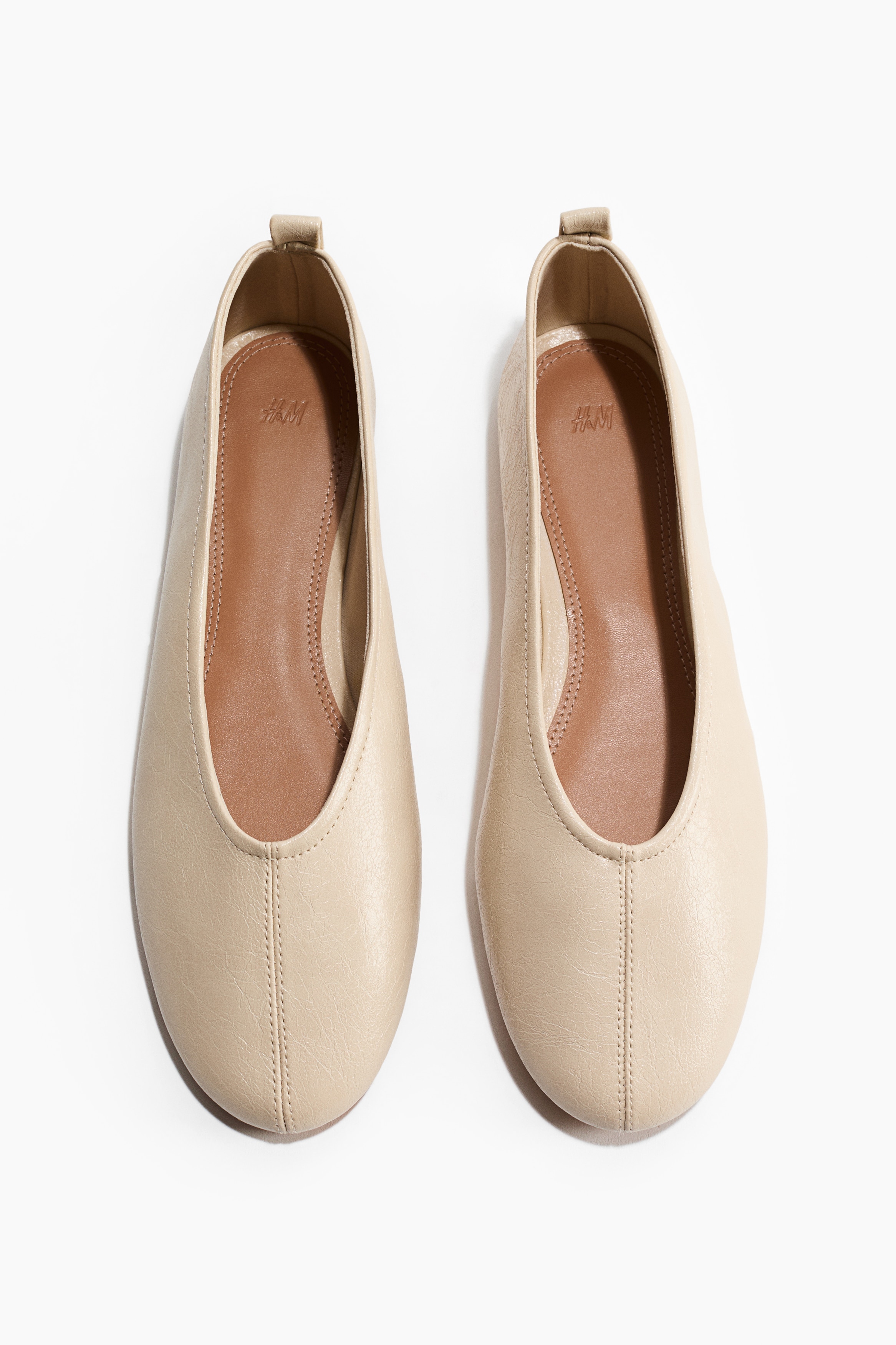 Ballerinasko - Lys beige/Mørk brun/Lys brun/Mørk beige