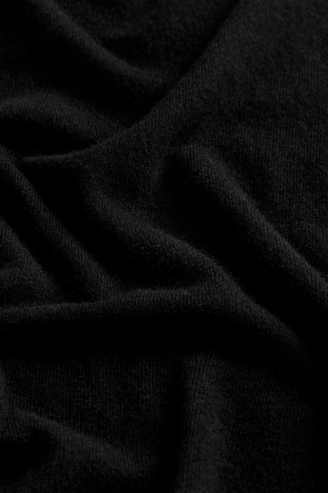 Pullover in cashmere sottile - Nero/Greige/Verde kaki scuro/Beige chiaro mélange/dc/dc - 6