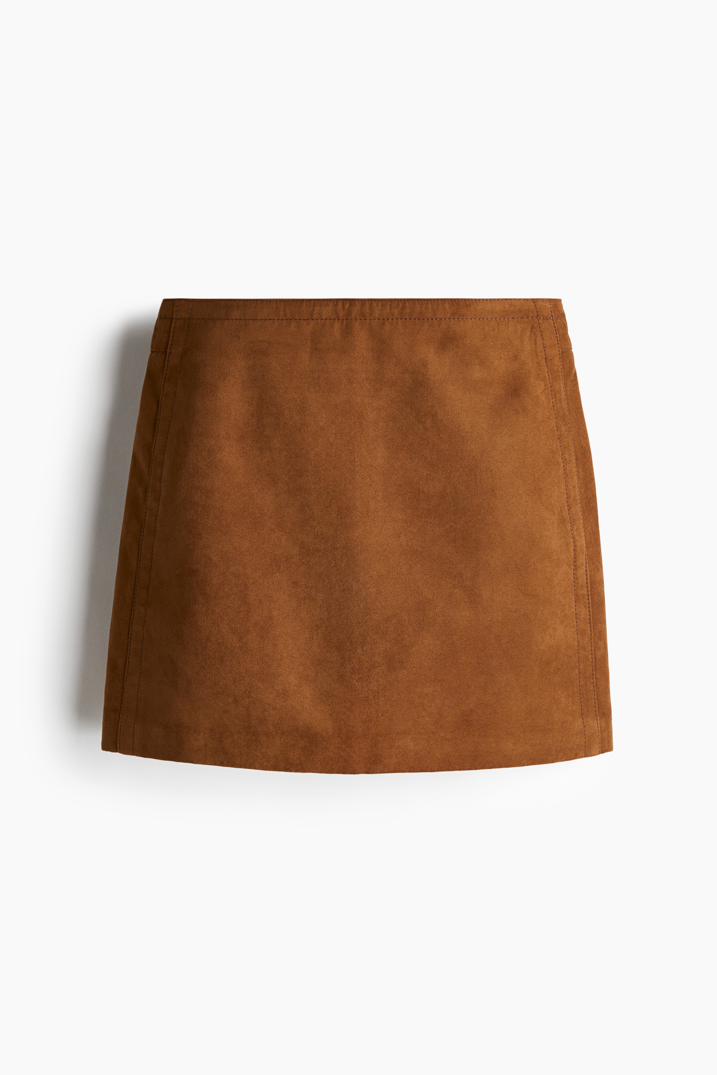 Minirock - Dunkelbeige/Schwarz