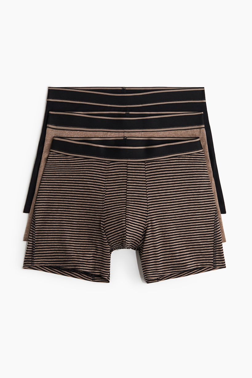 Pacchetto Biancheria Intima Elasticizzata H&M Boxer Da Uomo Bauli - Foto 2