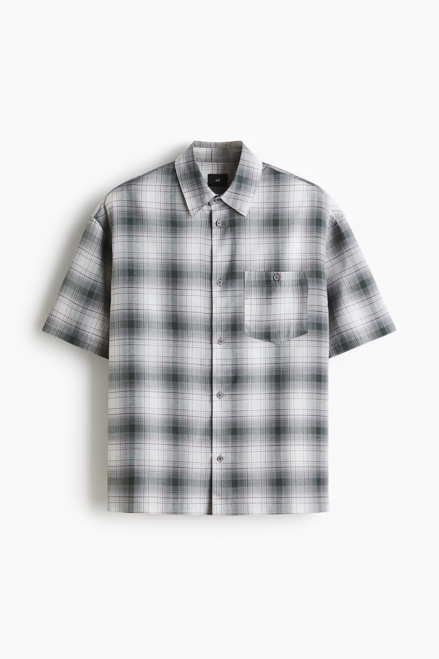 Regular Fit Shirt - Dark grey/Checked
