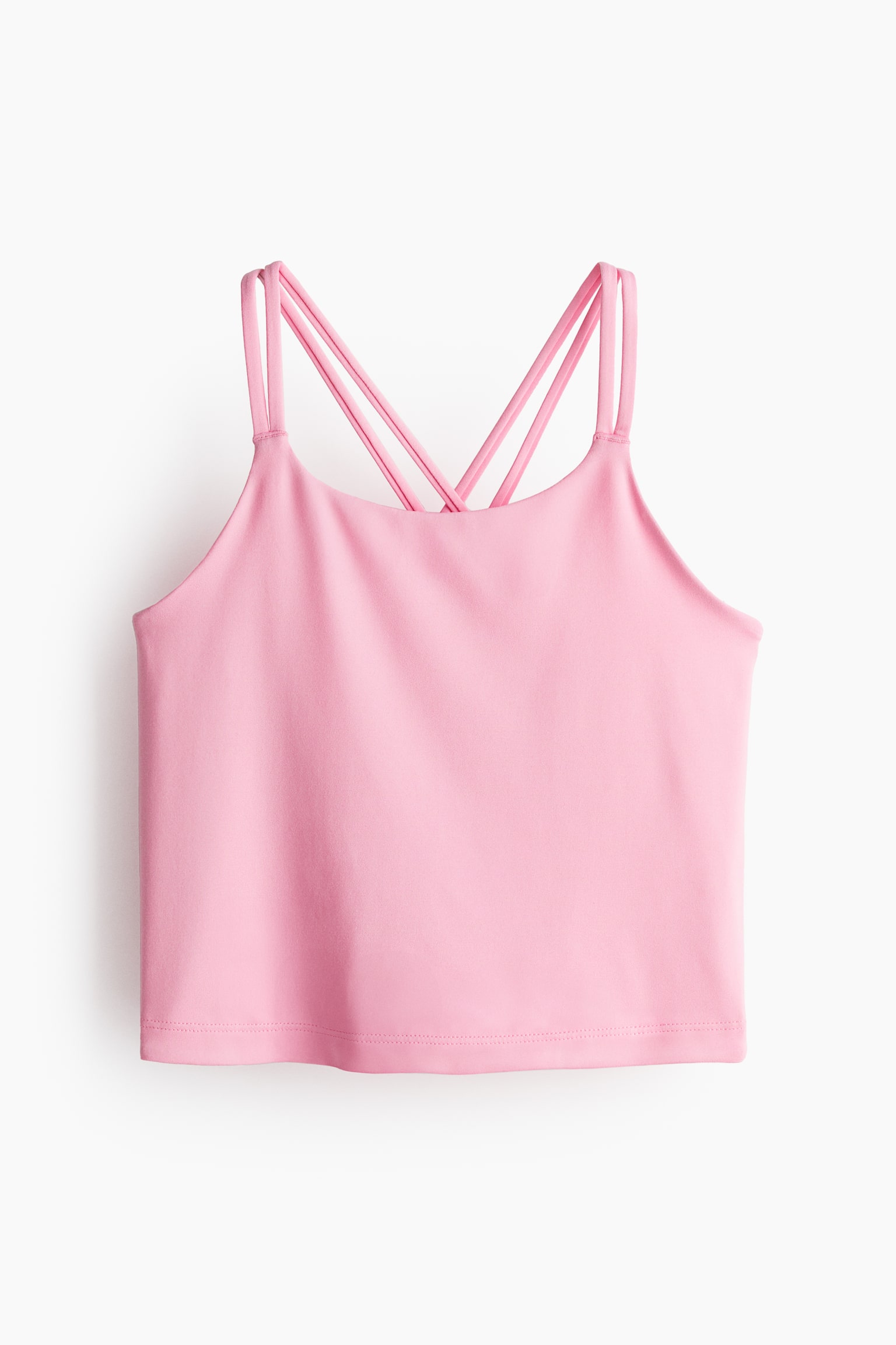 Short Activewear Cami In DryMove™ - Pink/Black/White - 1