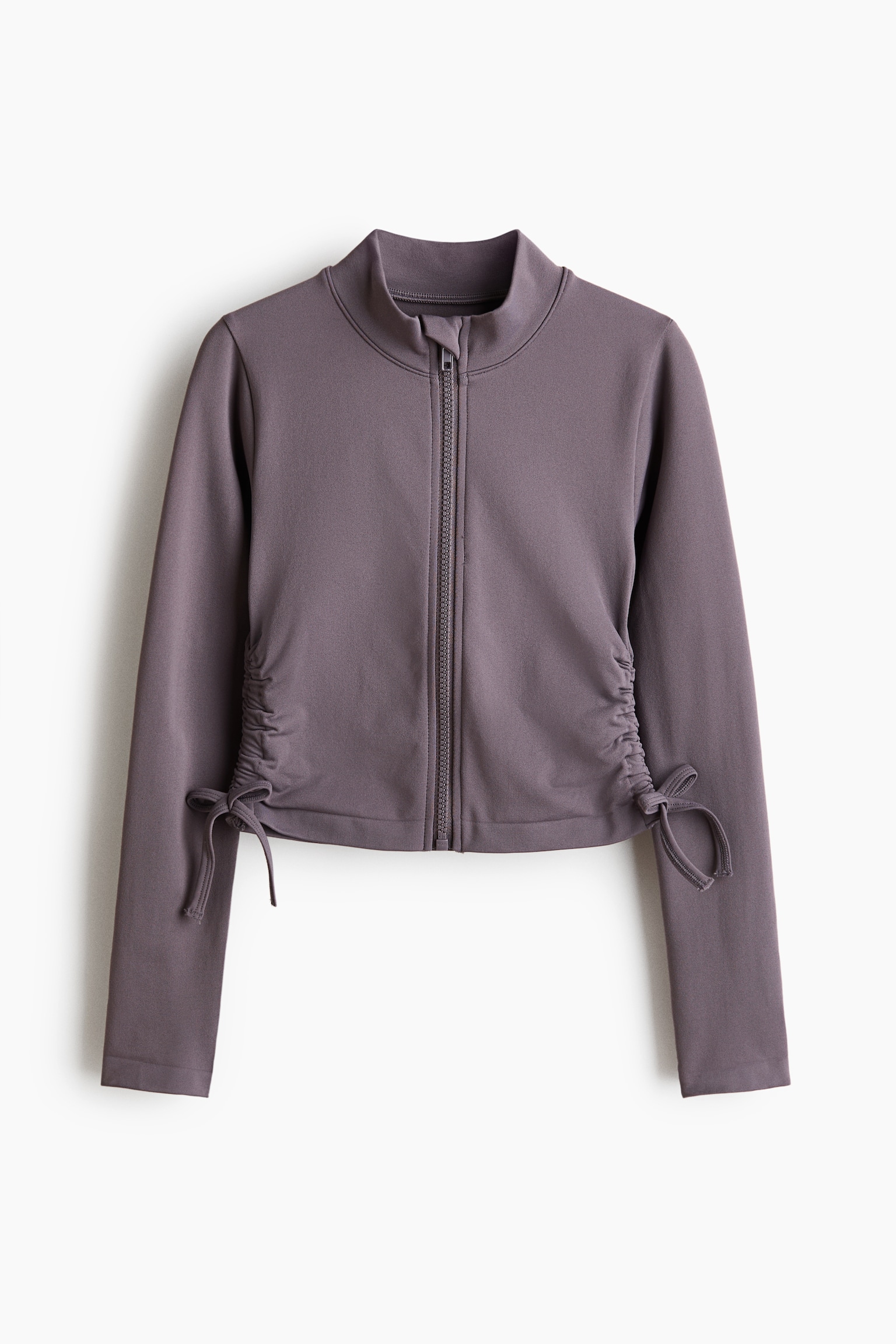 Športová mikina na zips DryMove™ - Tlmená fialová/Svetloružová/Čierna - 1