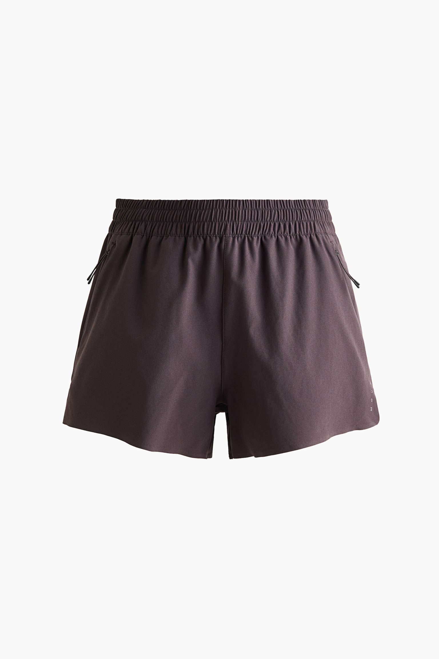 Quần short tập có túi Regular Fit - Màu hoa thạch nam đậm/Màu đen - 1