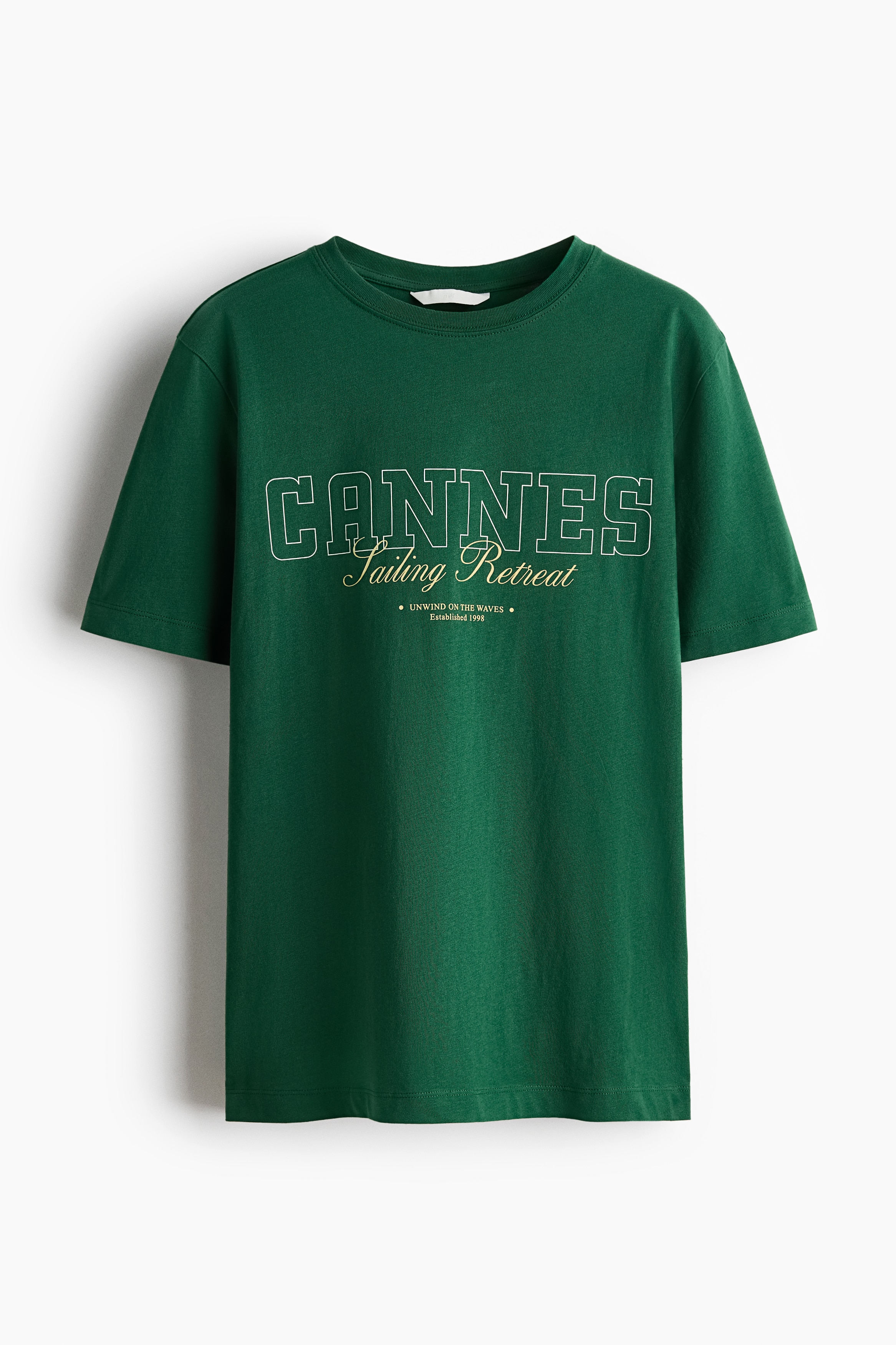Printed T-Shirt - Green/Cannes Sailing Retreat/Ivory/Feria de Verano/White/lemons/Cream/Biarritz/White/Le Marais/Light blue/Summer/Pink/Chillax Culture/Light yellow/Energized/Dark brown/The Vacation Edit/Light dusty blue/California/Brown/Solare/Dark brown/Italia