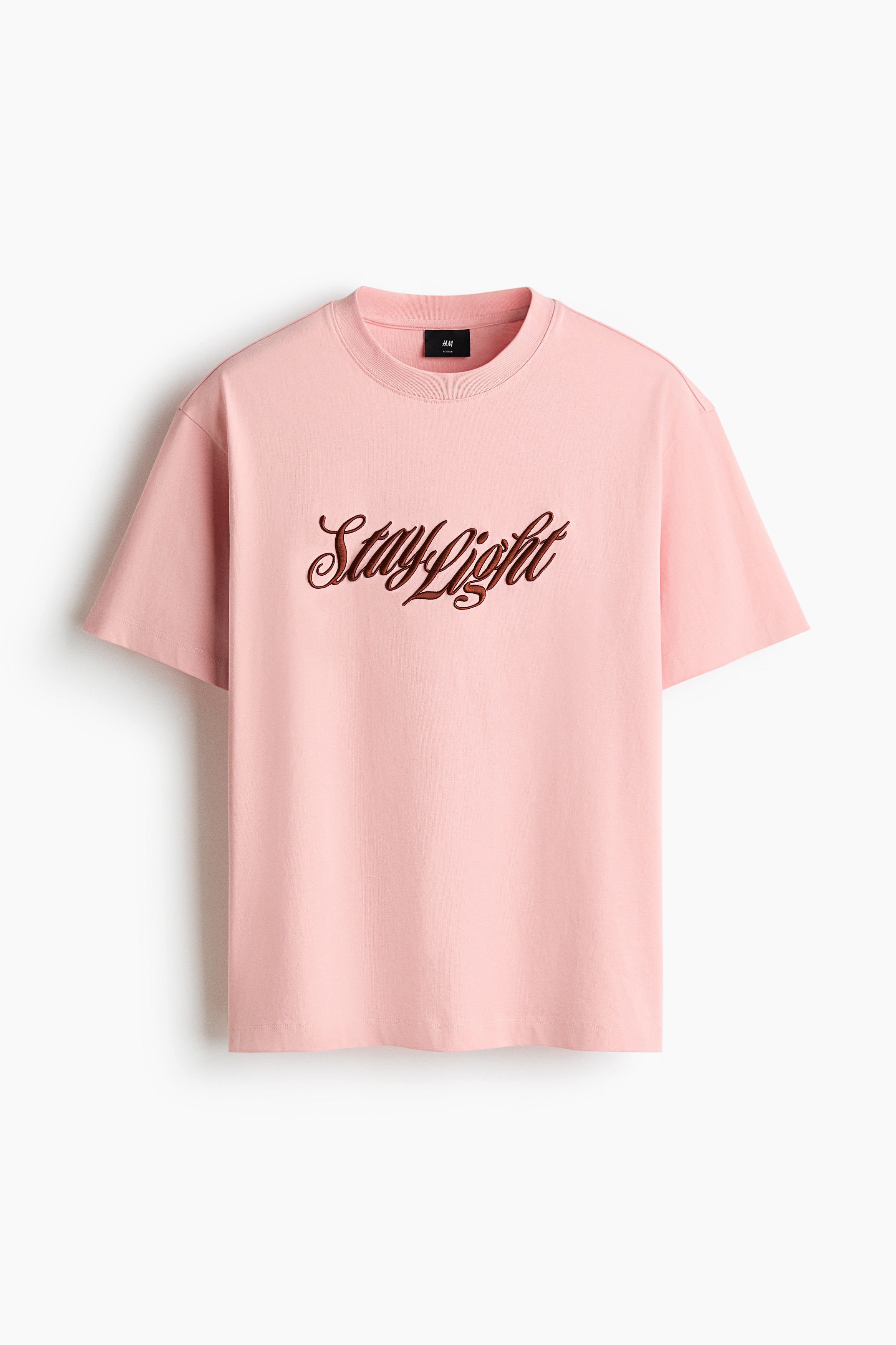 Loose Fit T-shirt - Pink/Stay Light/Yellow/Euphoric/Khaki green/Shine On