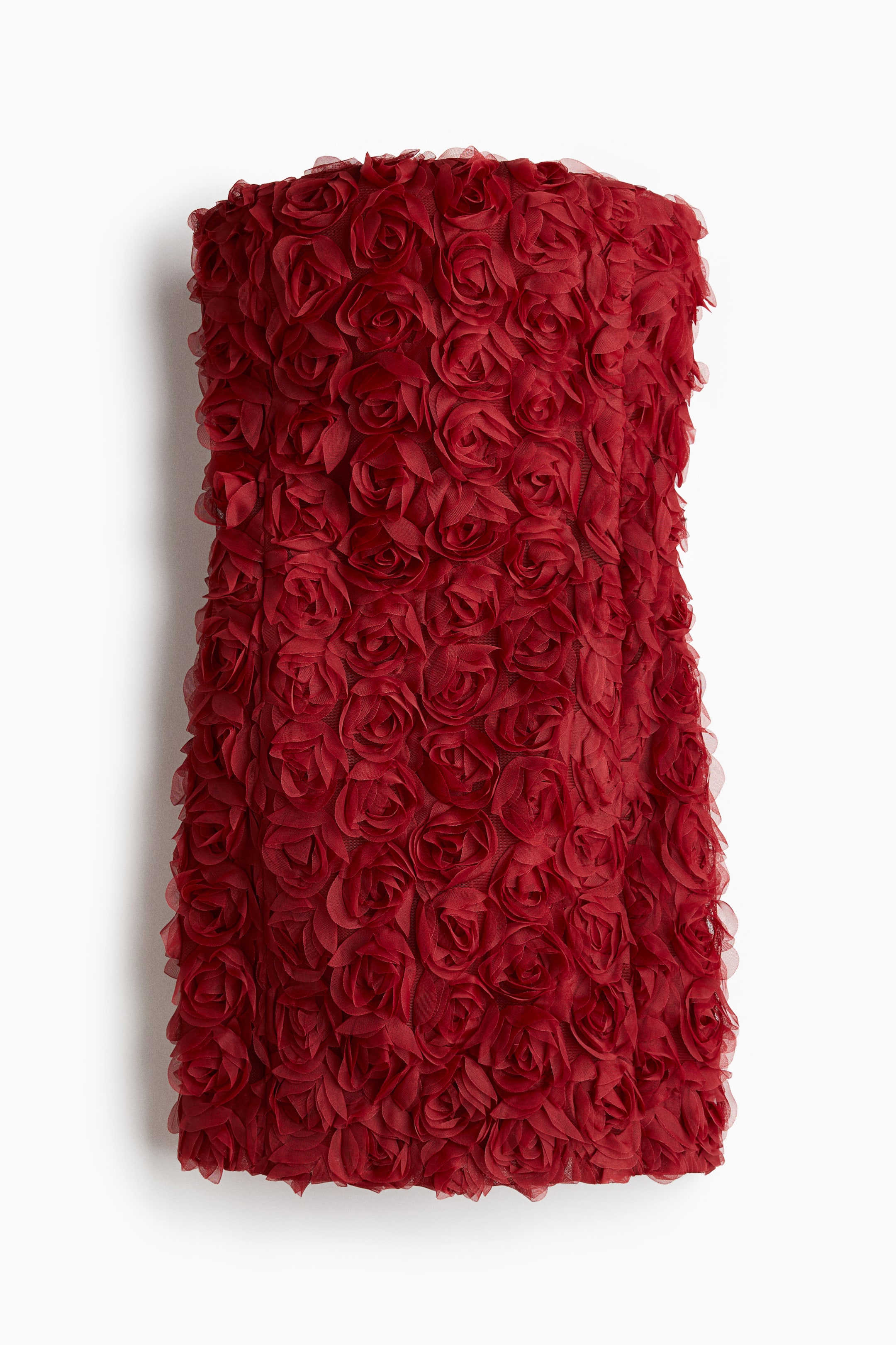 Agrandir l'image: Minirobe bandeau avec applications - Rouge foncé - FEMME | H&M BE 4