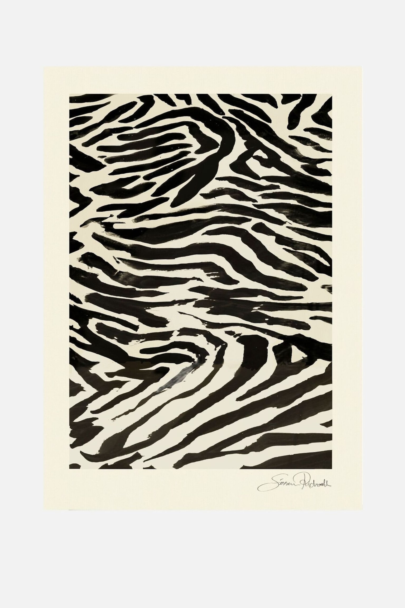 Sissan Richardt - Zebra Study - Multicolorido - 1