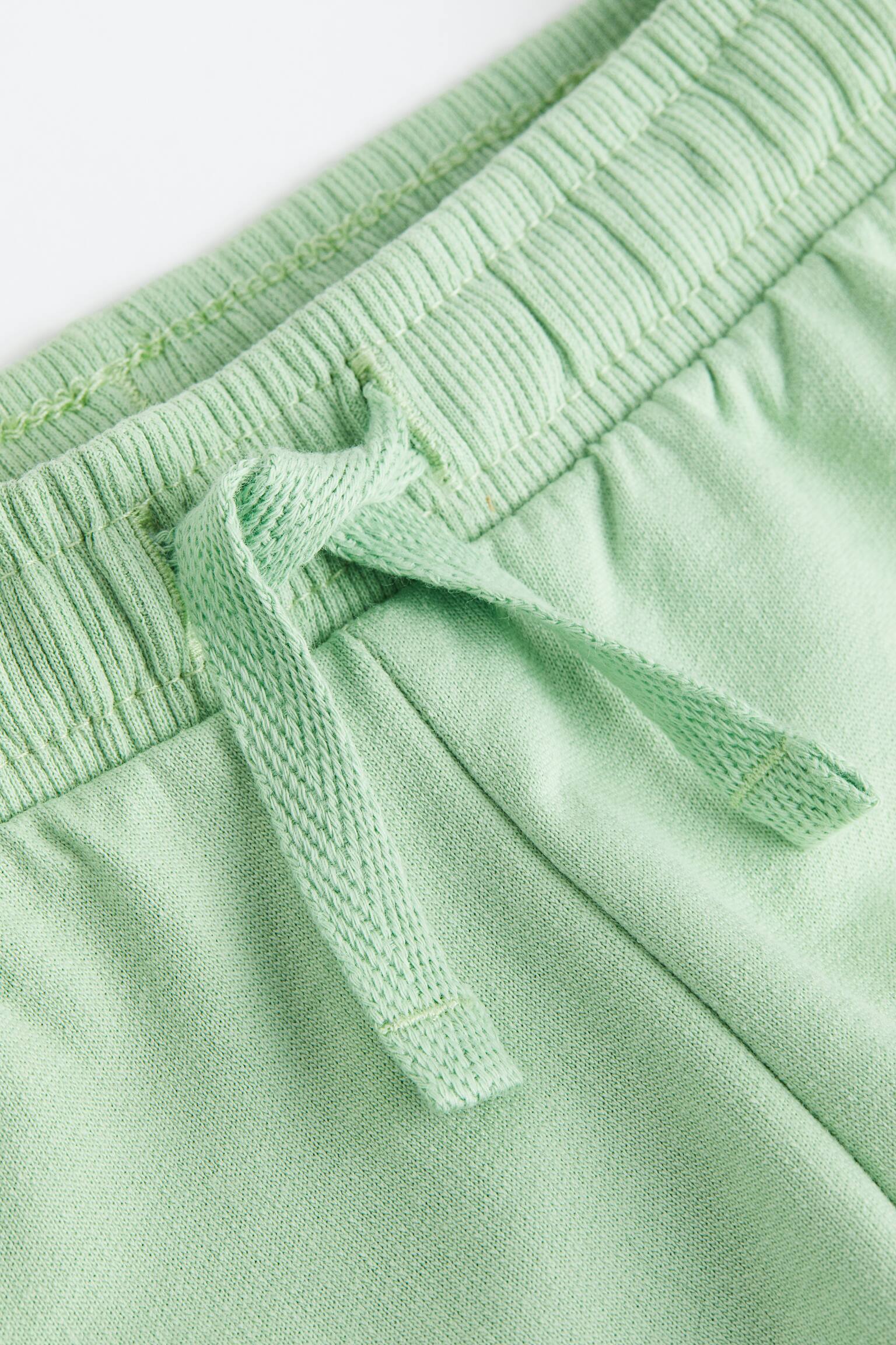 Cotton Track Pants - Light green/Light grey marle/Black/Light blue/Light purple - 2