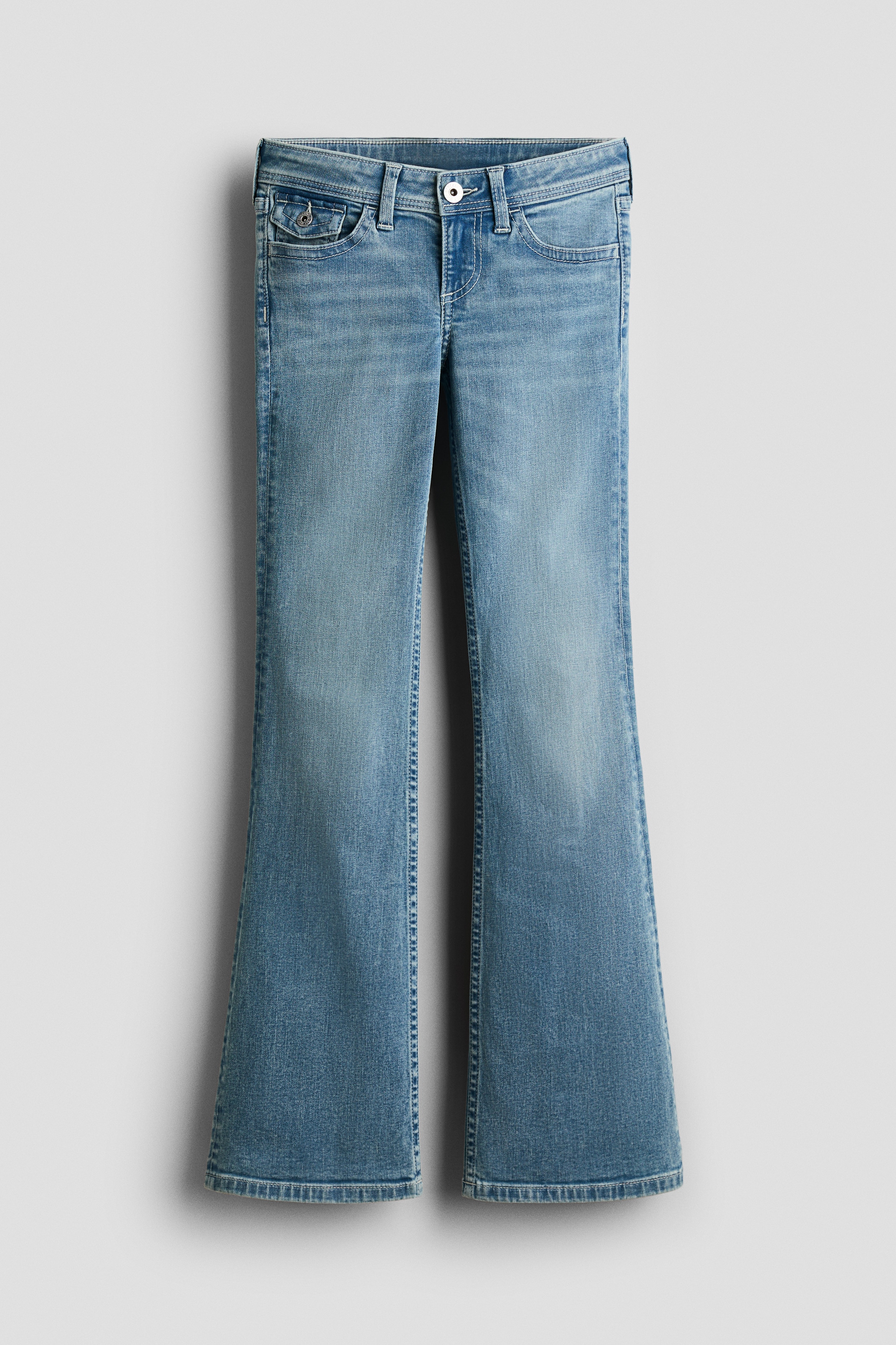 Tall Flared Leg Low JeansModell