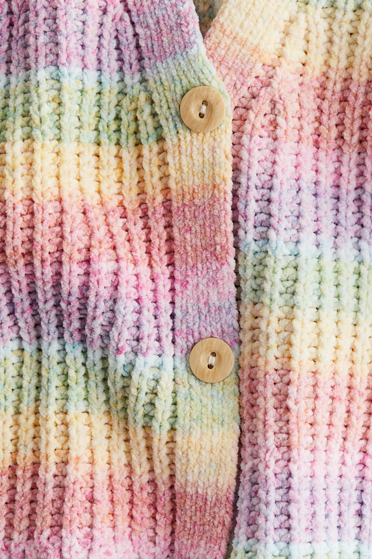 Pastel Rainbow Long Rainbow Cardigan Stella McCartney Kids Teen