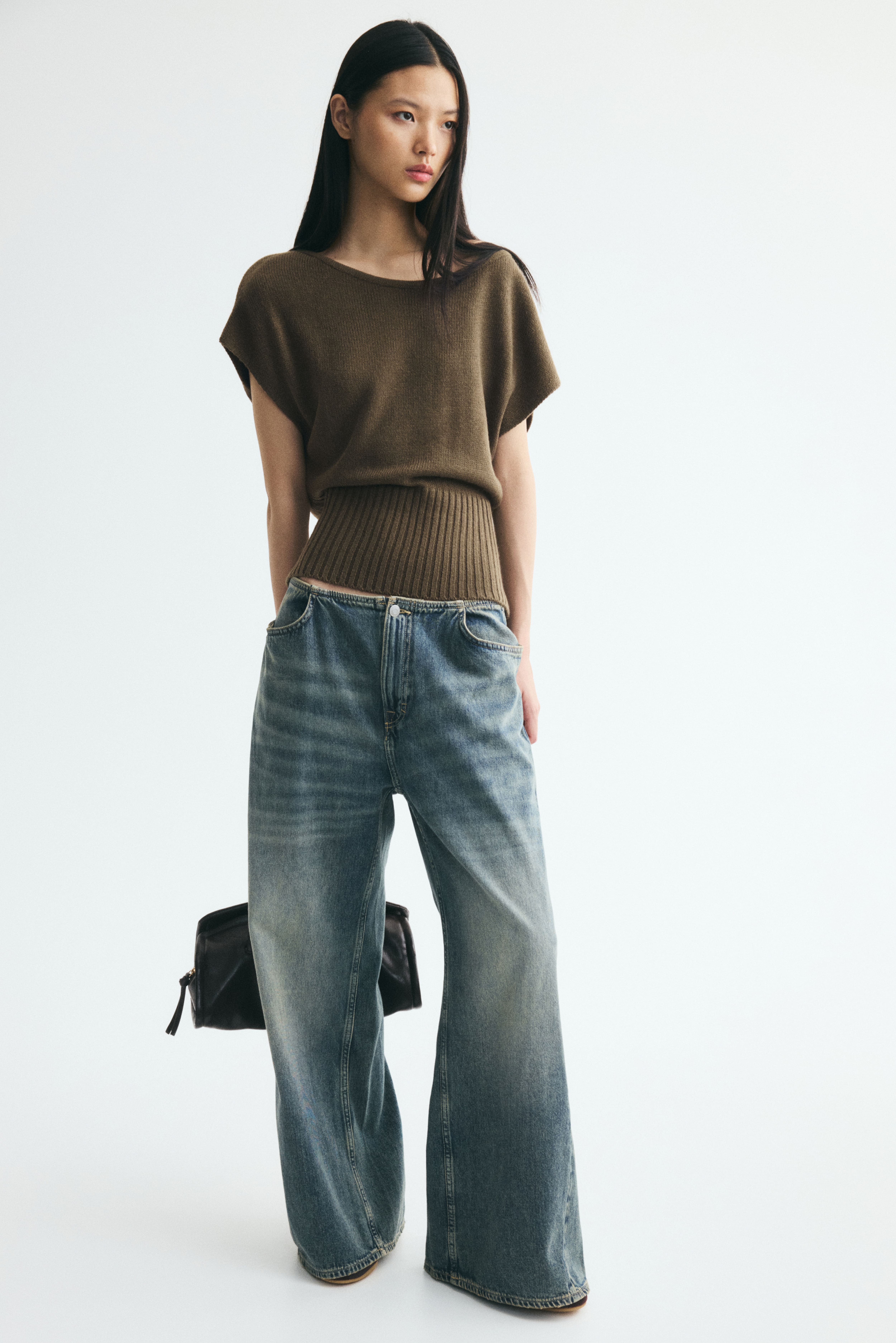 Knit Off-the-Shoulder Top