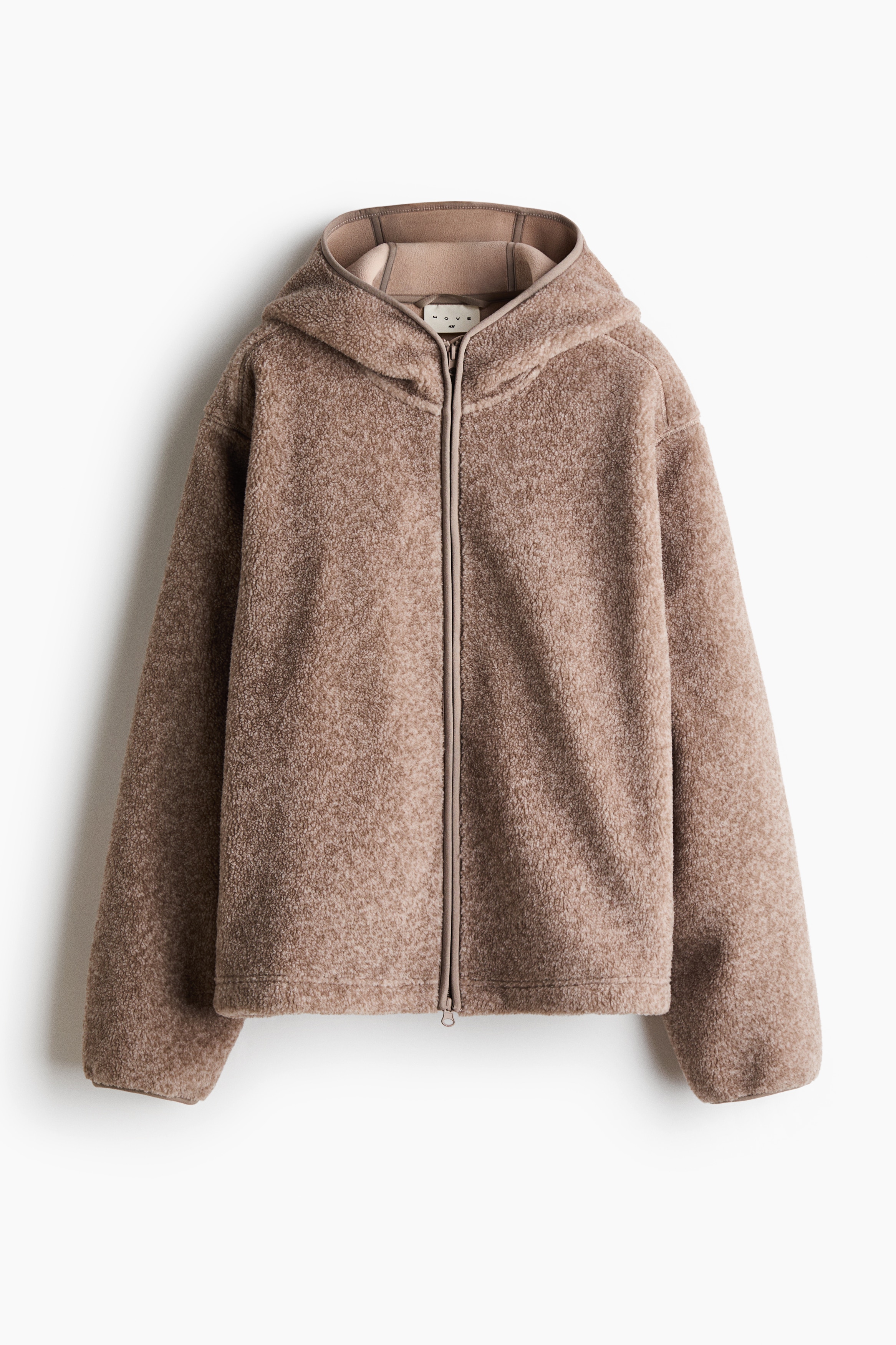 Loose Fit Hooded teddy sports jacket