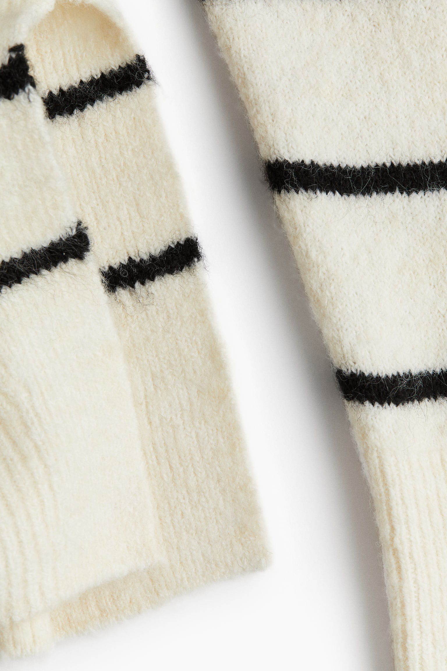 Oversized jumper - Cream/Striped/Black/Grey marl/White/Black/Striped/Pale yellow/Light beige/Black striped/Black/White striped - 4